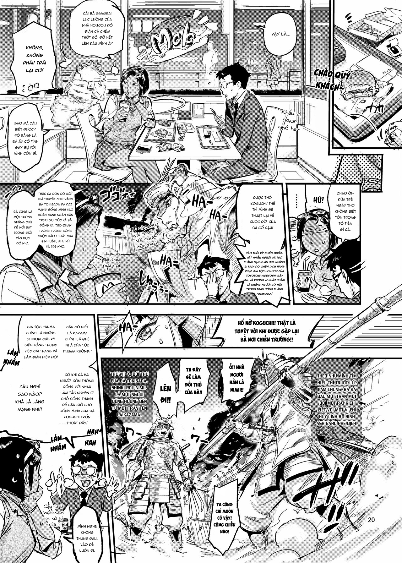 Đọc truyện hentai Mãnh Hổ Nước Rút - Oneshot