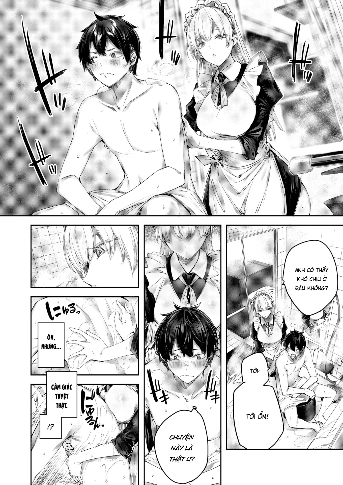 Đọc truyện hentai Dịch Vụ Nàng Hầu Thơ Ngây - Oneshot