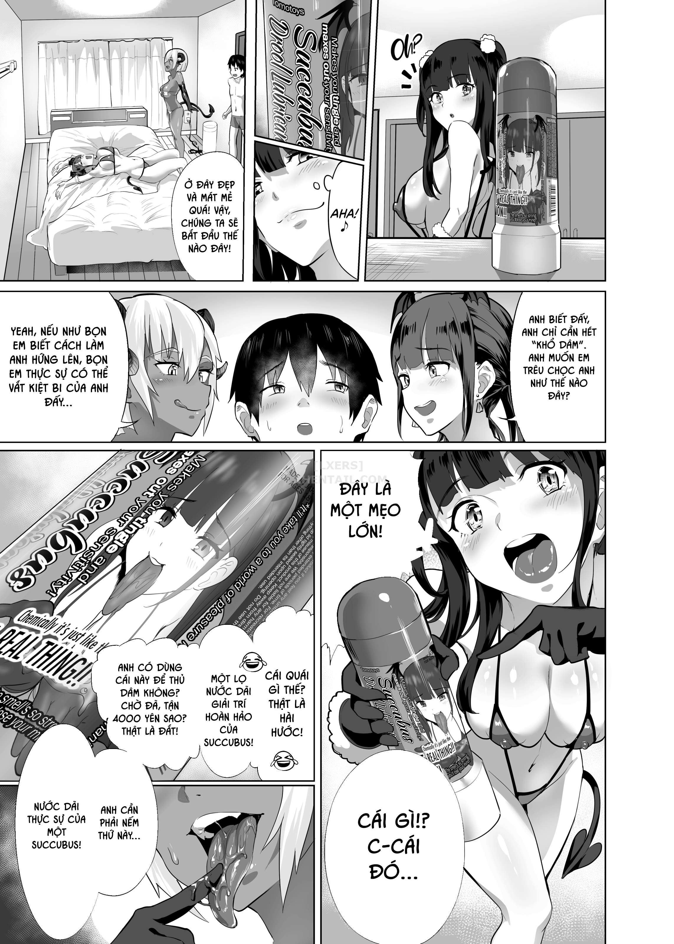 Đọc truyện hentai Succubus☆Delivery!! - Chap 2 - My Report on the Time I Was Devoured by Three Succubi