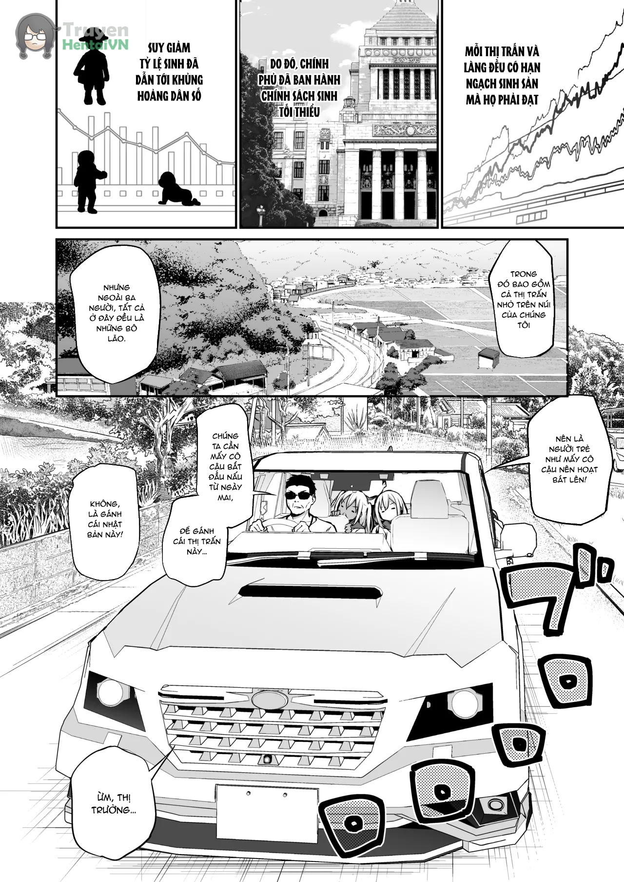 Đọc truyện hentai Thụ thai cho các em gái để rời khỏi ngôi làng này - Oneshot