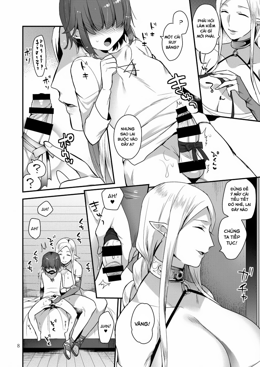 Đọc truyện hentai Elf-san wa Ijiwaru - Oneshot
