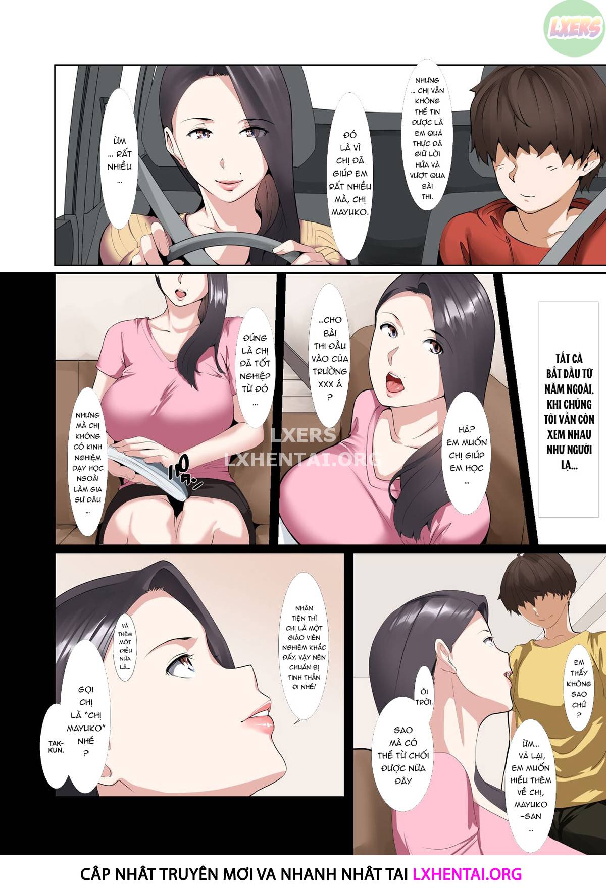 Đọc truyện hentai Goukaku Iwai No Fudeoroshi Koubi De Kintama Karappo Ni Shite Kureru Bakunyuu Gishi - Oneshot