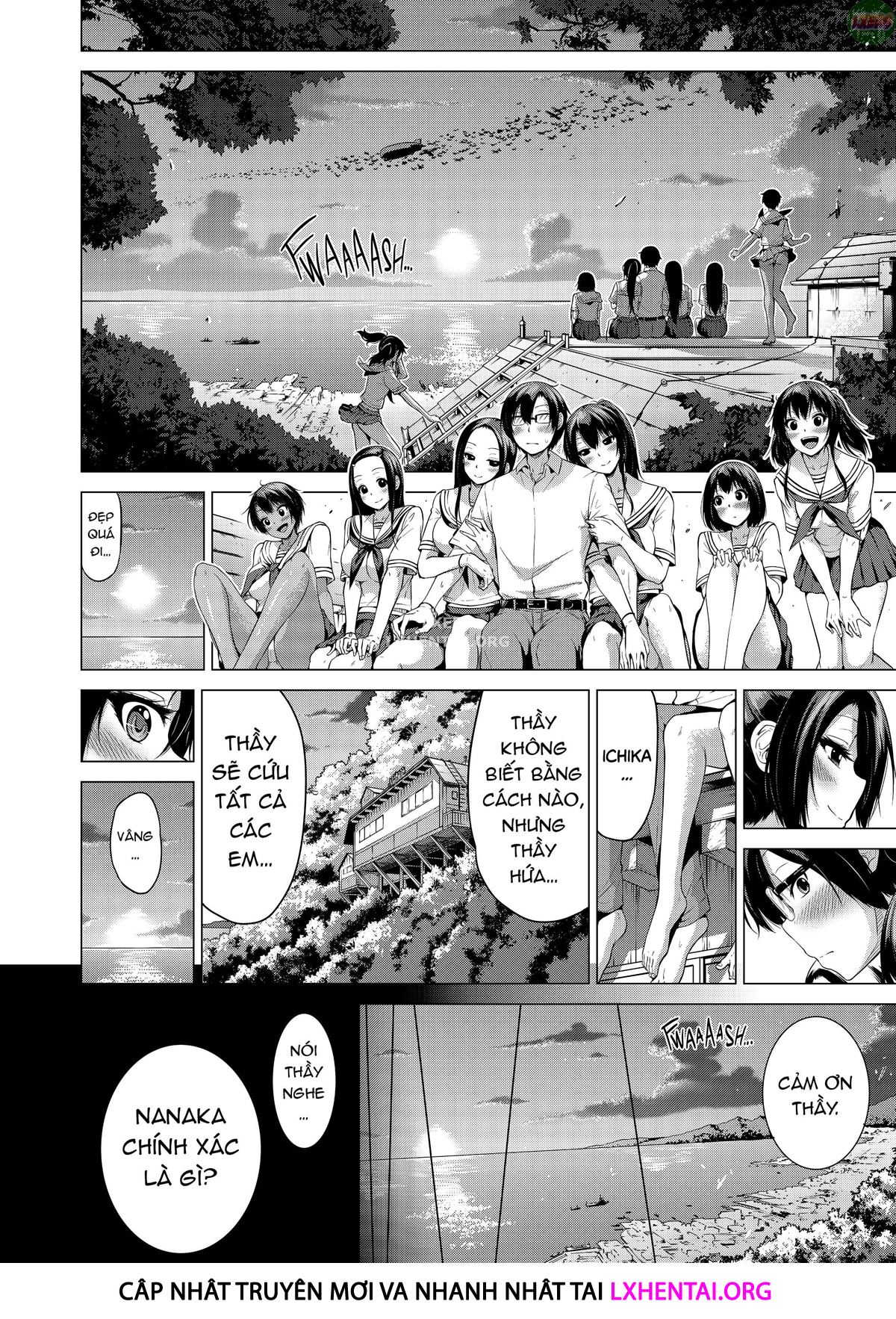 Đọc truyện hentai Nanaka no Rakuen ~Inaka no Gakkou de Bishoujo Harem - Chap 4: Playing Doctor
