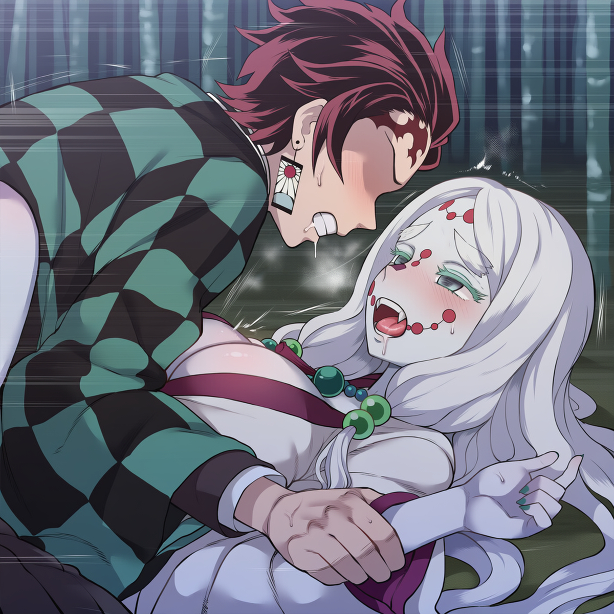 Đọc truyện hentai Tuyển tập Albums Art hentai - Chap 770 - Mother Spider Vs Tanjirou