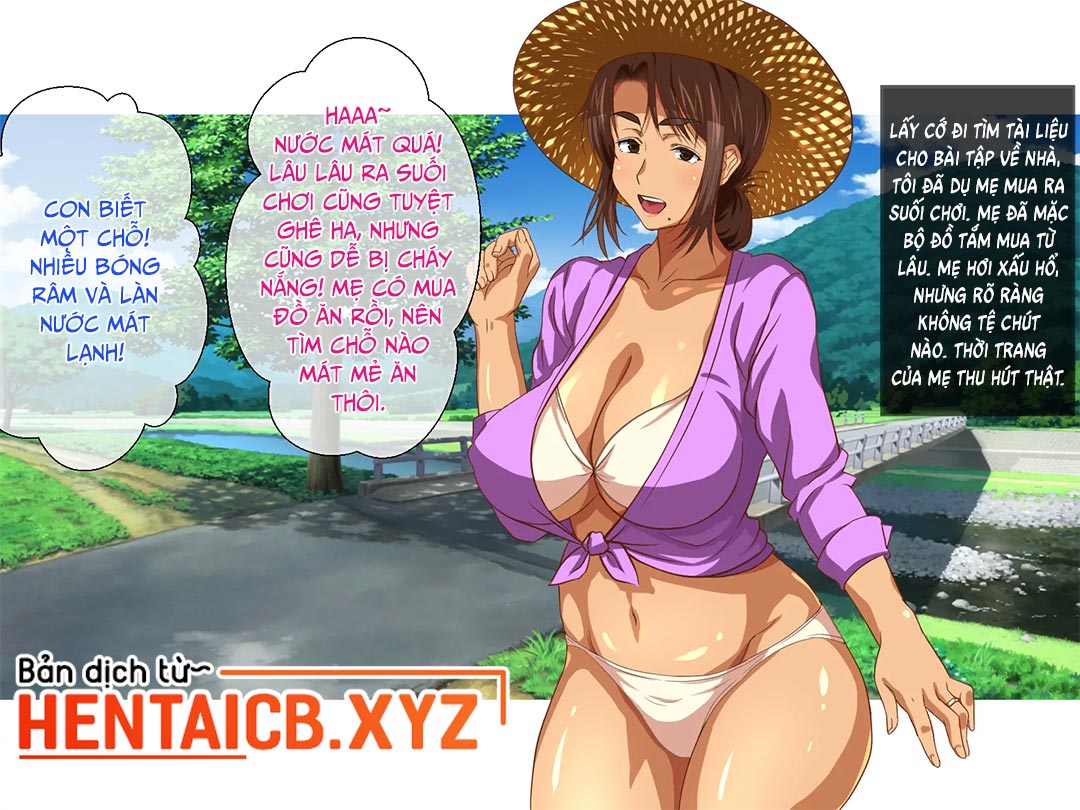 Đọc truyện hentai Làm tình với mẹ đến đầm đìa mồ hôi vào kỳ nghỉ hè - Chap 2