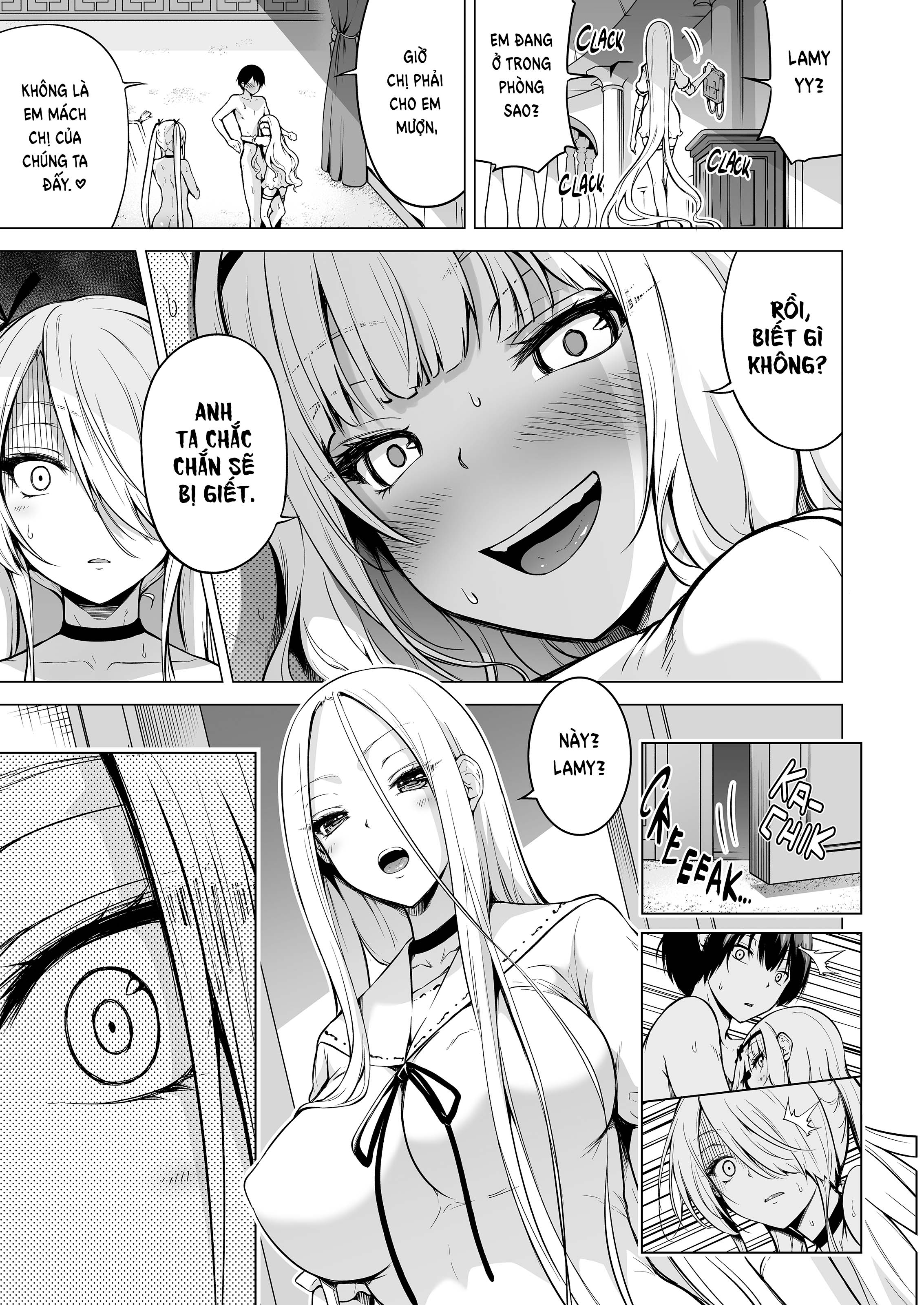 Đọc truyện hentai Vắt kiệt tinh trùng cùng ba chị em Succubus - Chap 2