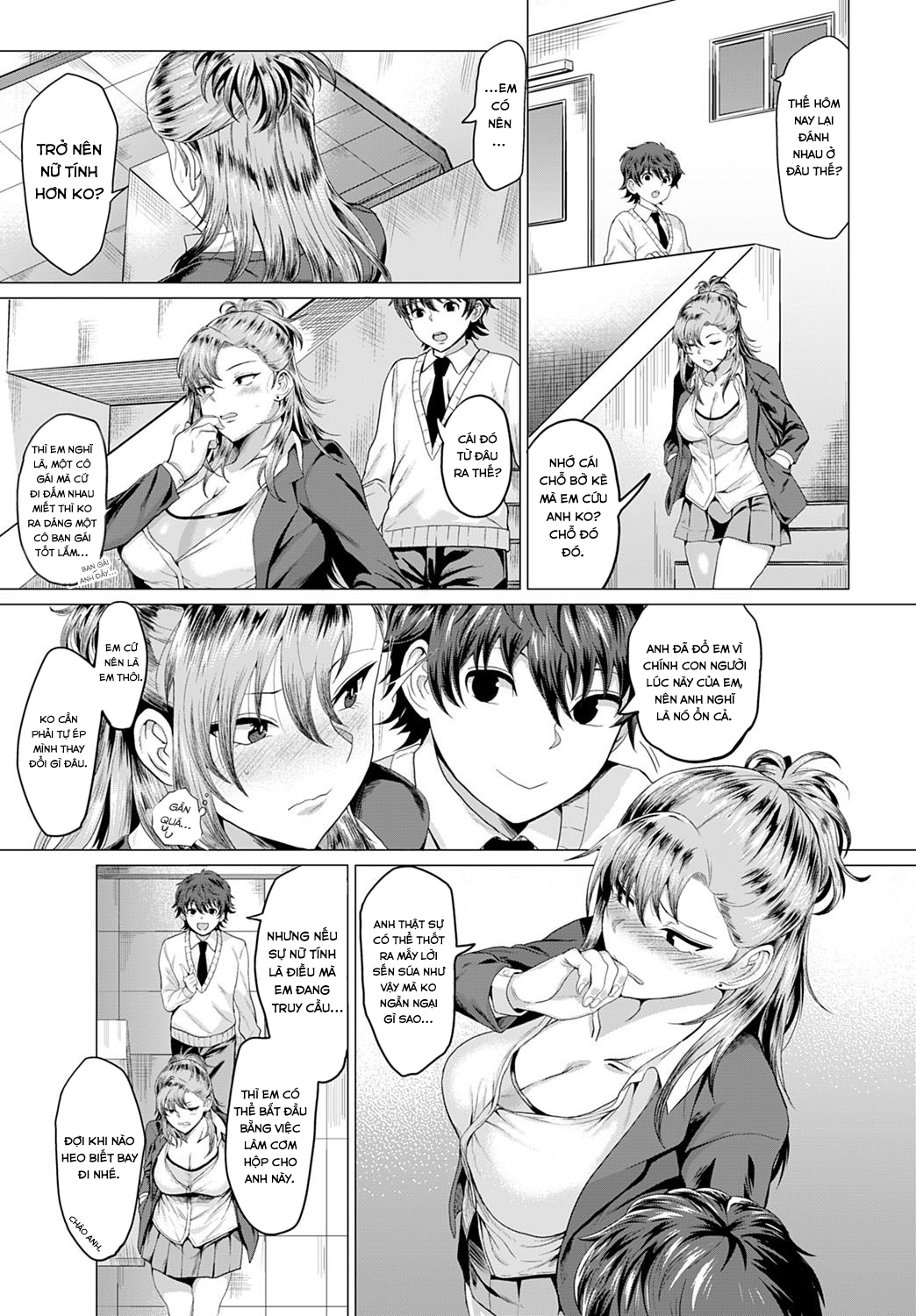 Đọc truyện hentai Boku to Furyou to Okujou de - Oneshot