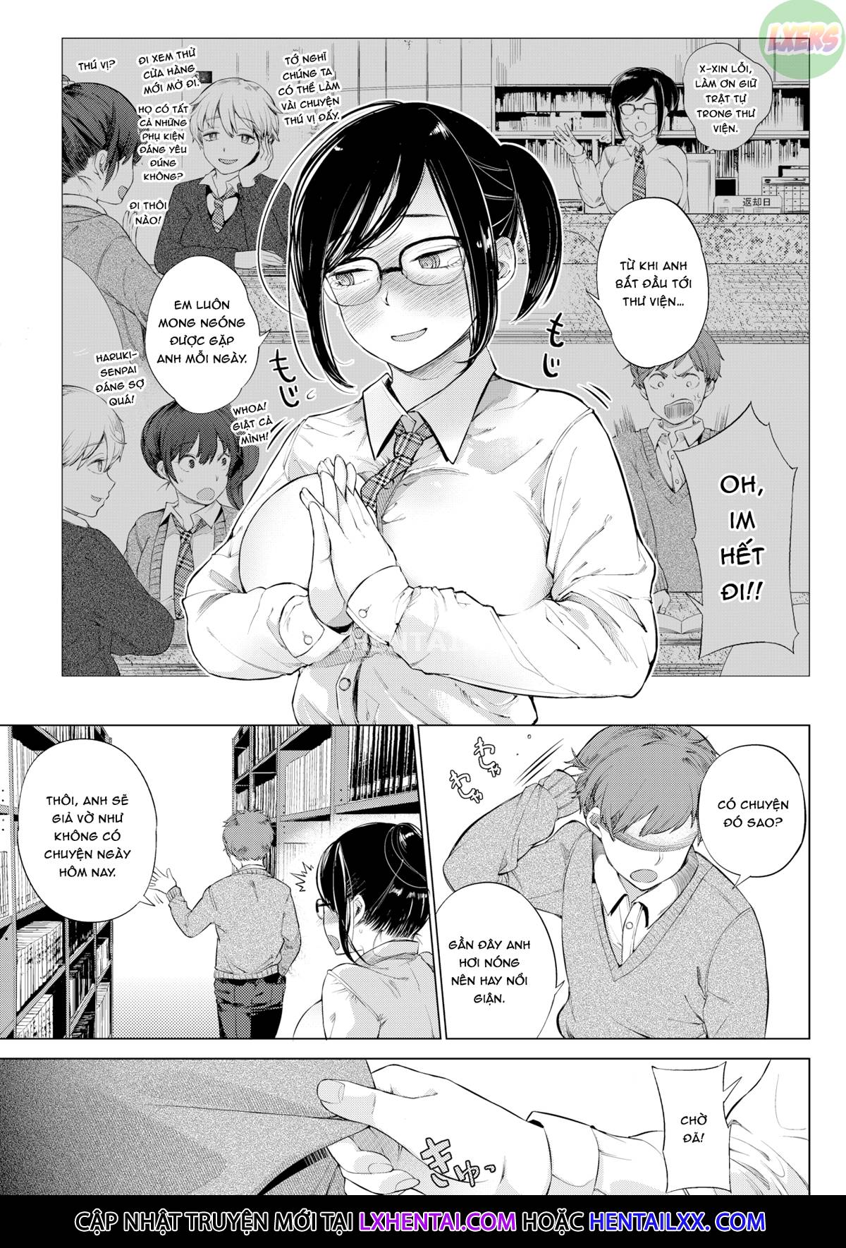 Đọc truyện hentai Thư viện Phô dâm - Oneshot