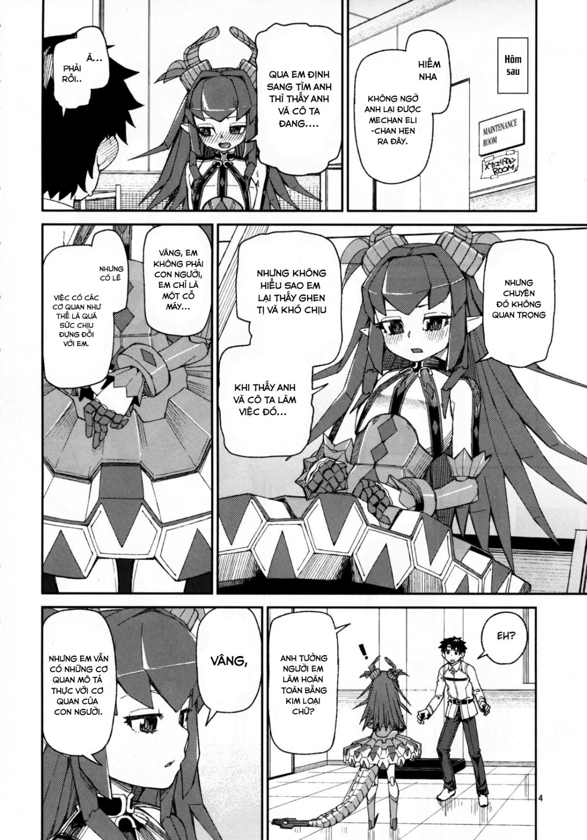 Đọc truyện hentai Koutetsu Majou no Setsunai Kyousei - Oneshot