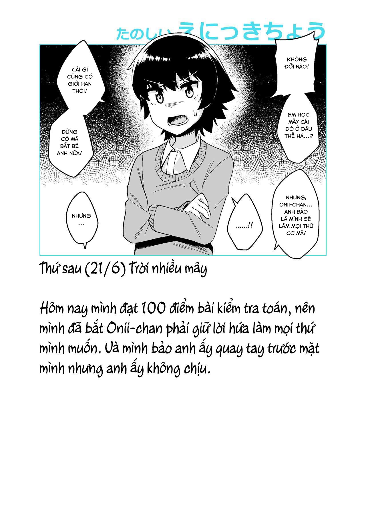 Đọc truyện hentai Nhật kí huấn luyện Onii-chan - Oneshot