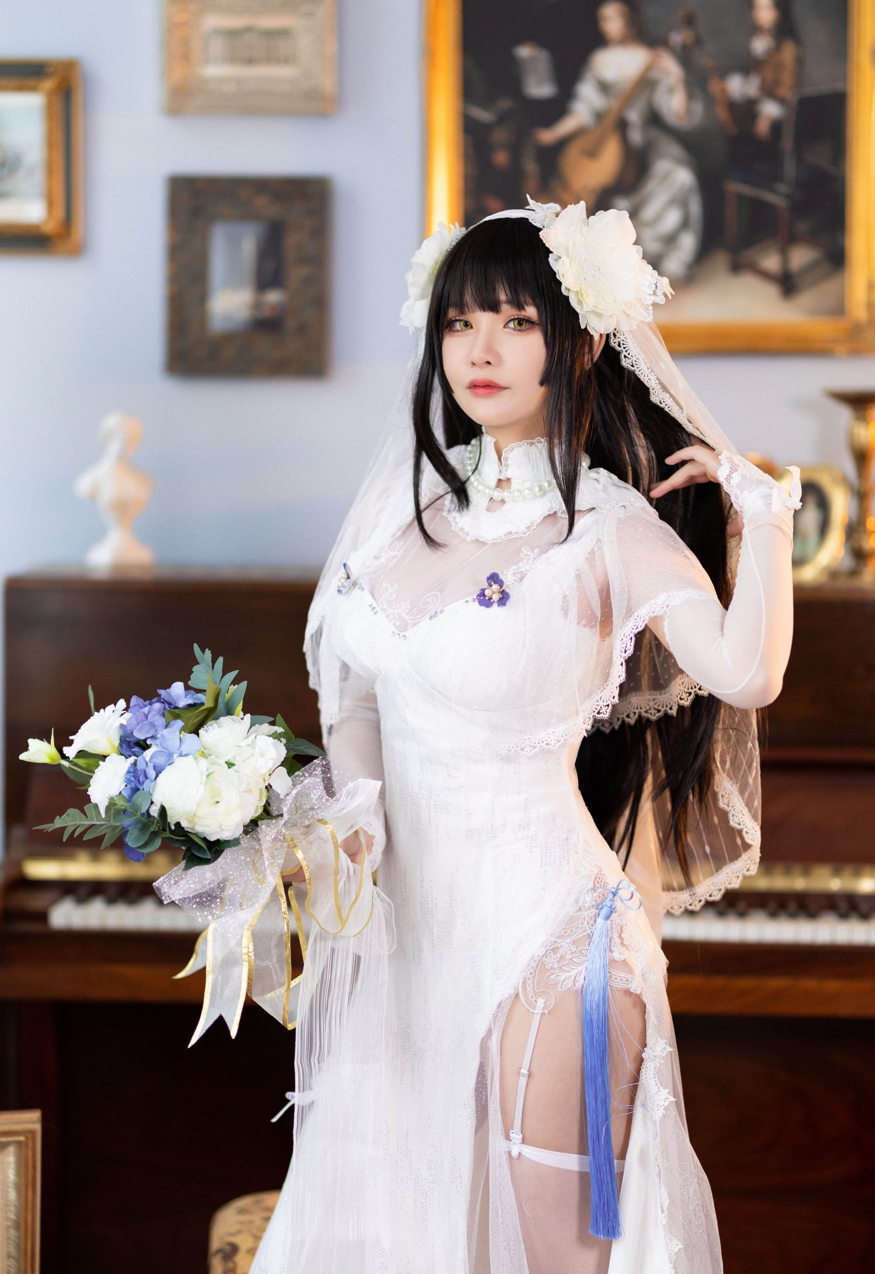 Đọc truyện hentai Tuyển tập Albums siêu phẩm Cosplay - Chap 827 - Qianyu - Yan Newlywed Sexy Bride