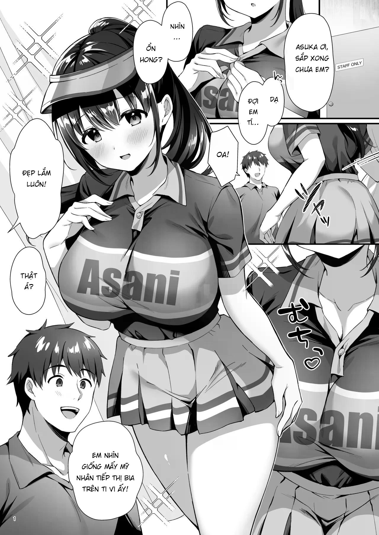 Đọc truyện hentai Watashi, Nusundemasen! Beer Garden no Uriko Baito ni Kita Dake Nanoni… - Oneshot