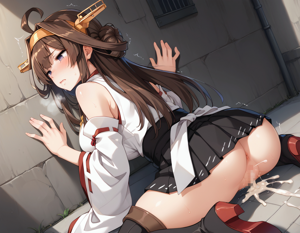 Đọc truyện hentai Tuyển tập Albums Art hentai - Chap 381 - [Paid Request] Kongou and the Exposure Forced Man