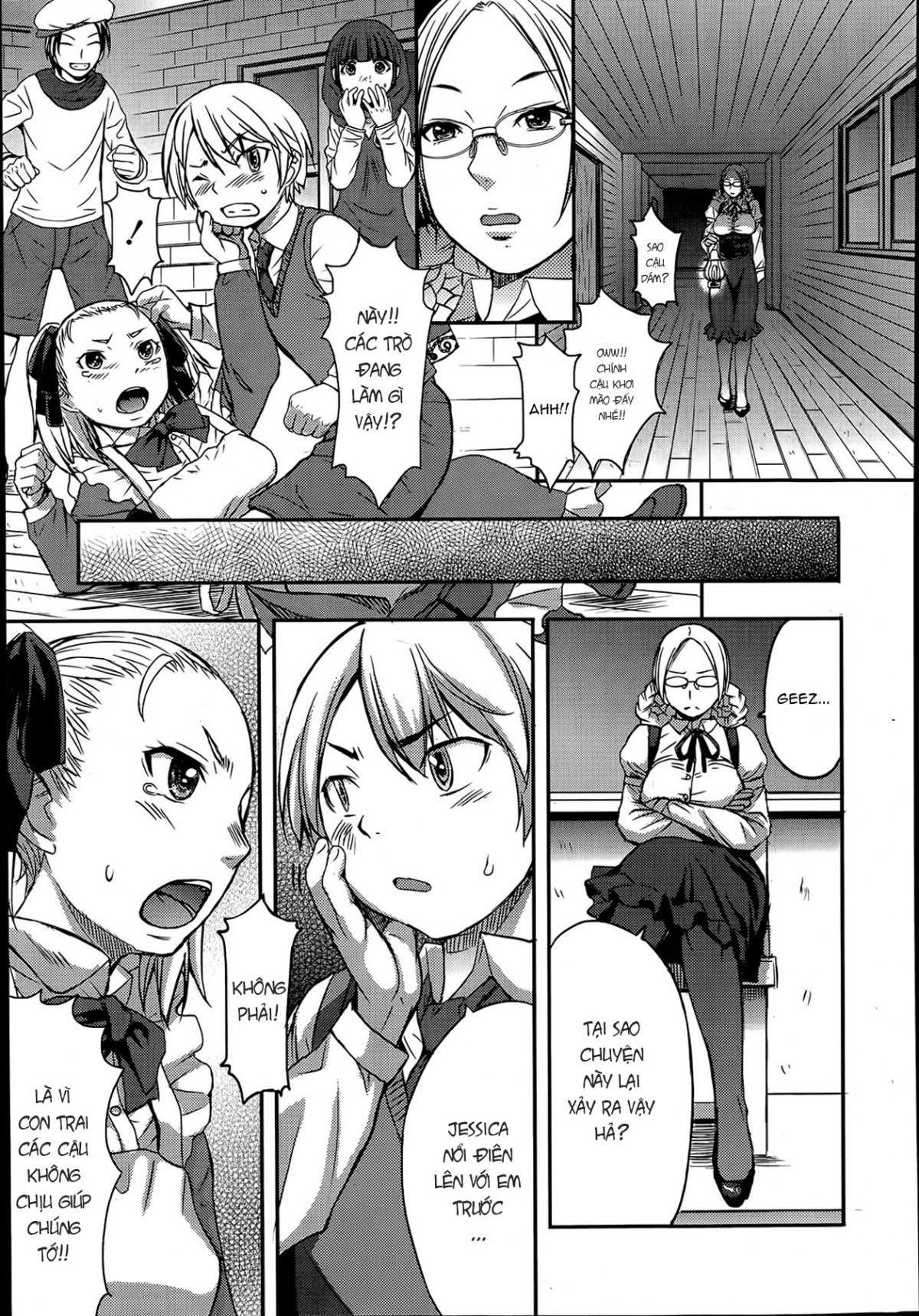 Đọc truyện hentai Tanoshii Shukuhaku Kenshuu - Oneshot