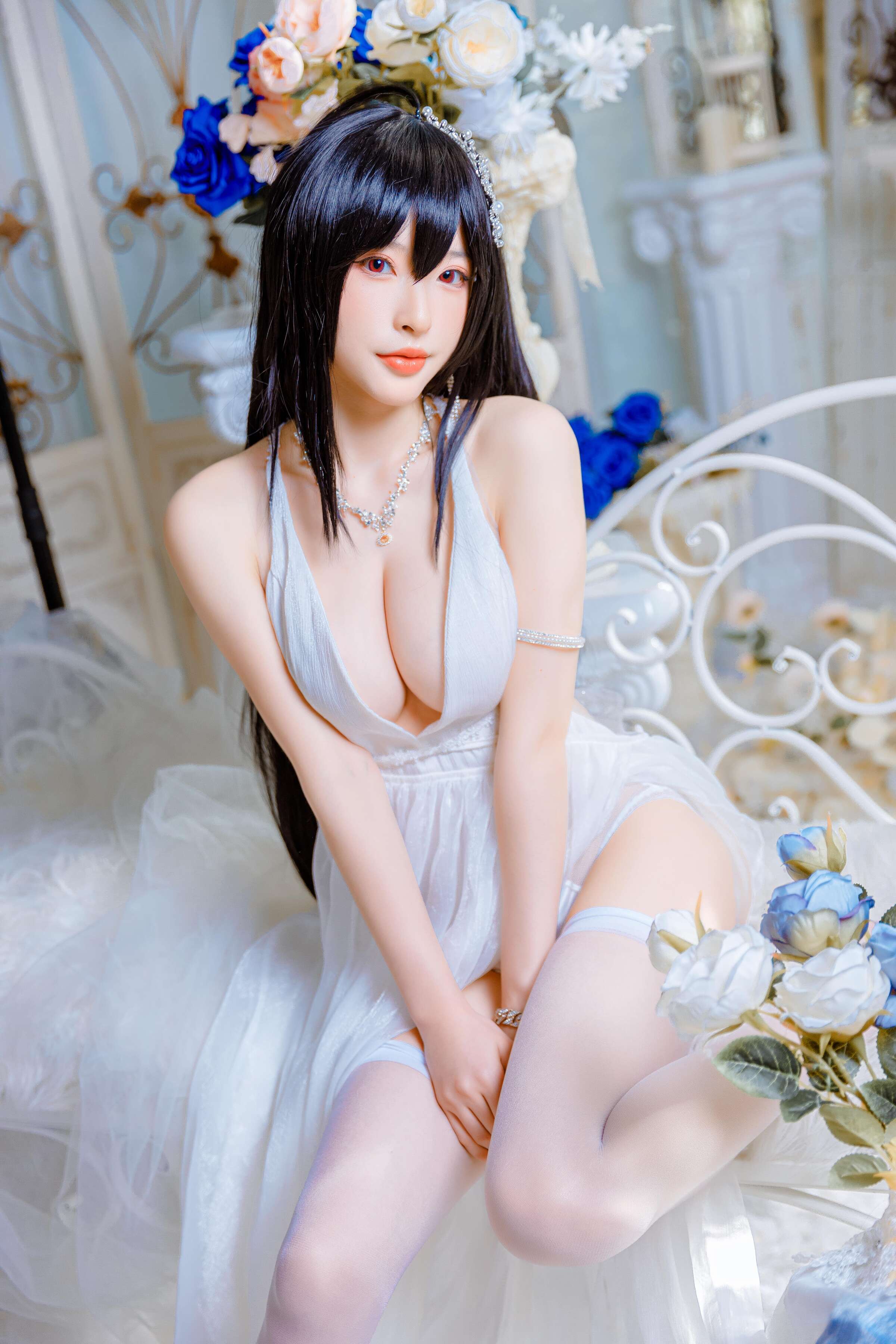Đọc truyện hentai Tuyển tập Albums siêu phẩm Cosplay - Chap 525 - Shimizu Yuno - Taihou wedding dress