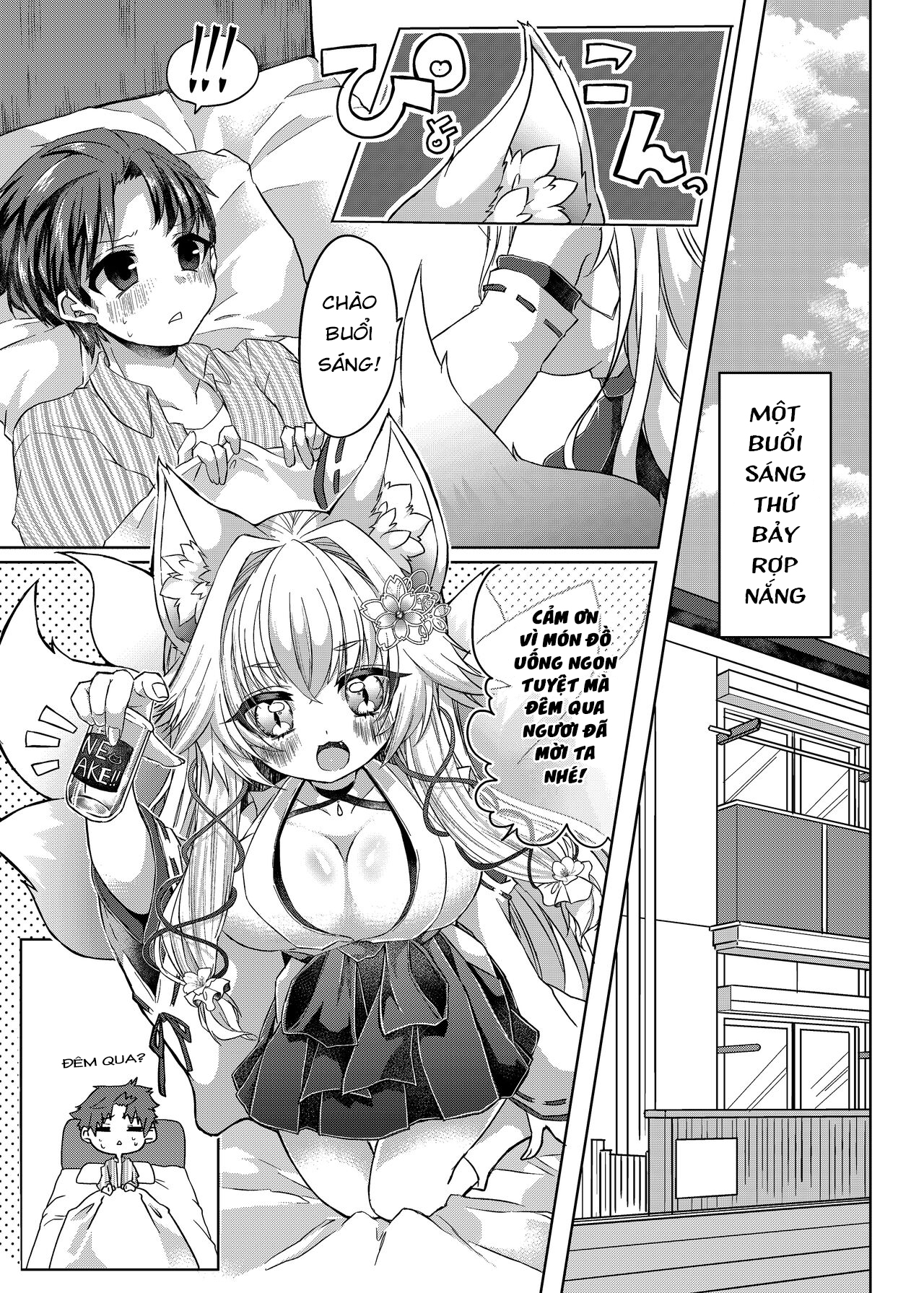 Đọc truyện hentai Chuyển giới thành một nàng cáo!? - Oneshot Ngọt
