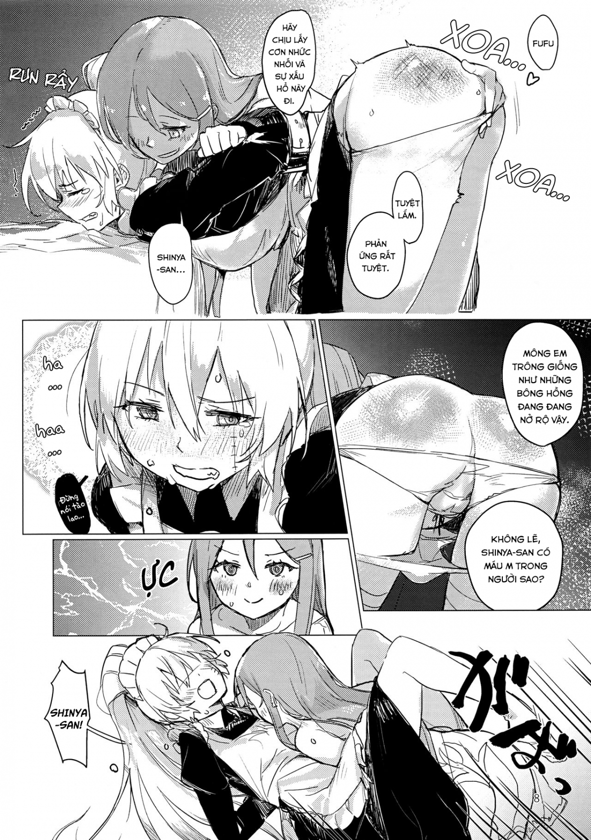 Đọc truyện hentai Yakousei no Shoujo Futari - Oneshot