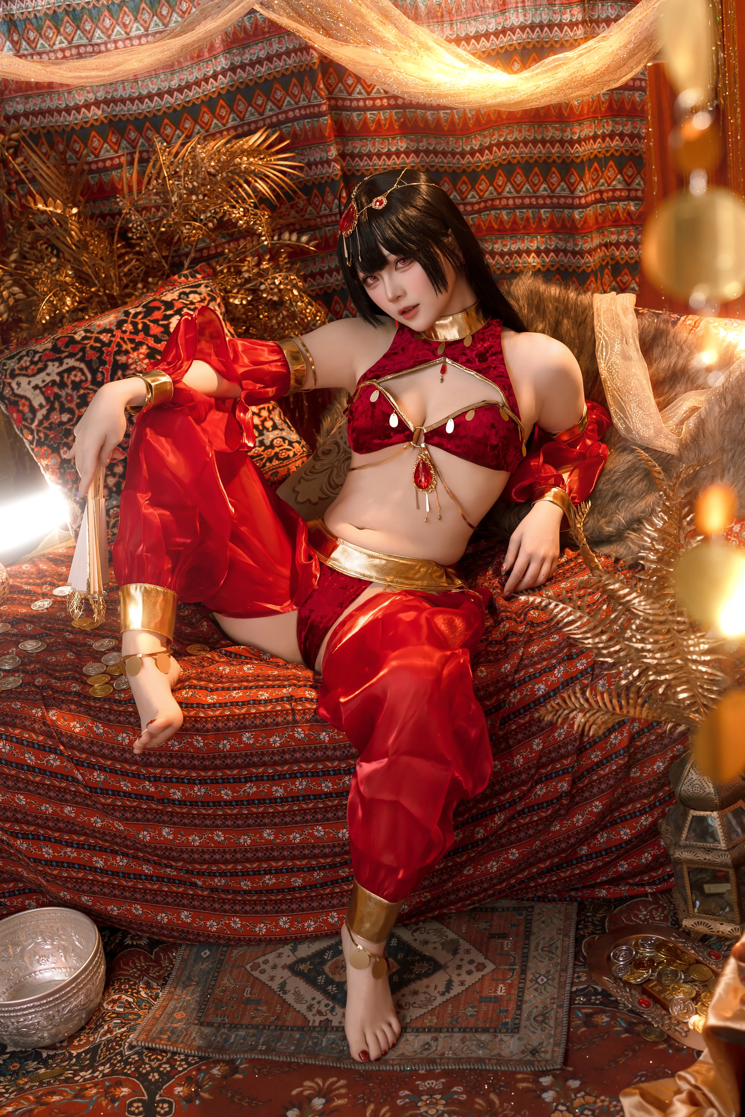 Đọc truyện hentai Tuyển tập Albums siêu phẩm Cosplay - Chap 1018 - Yuyu - Azur Lane Big Phoenix Dancer New Year Special