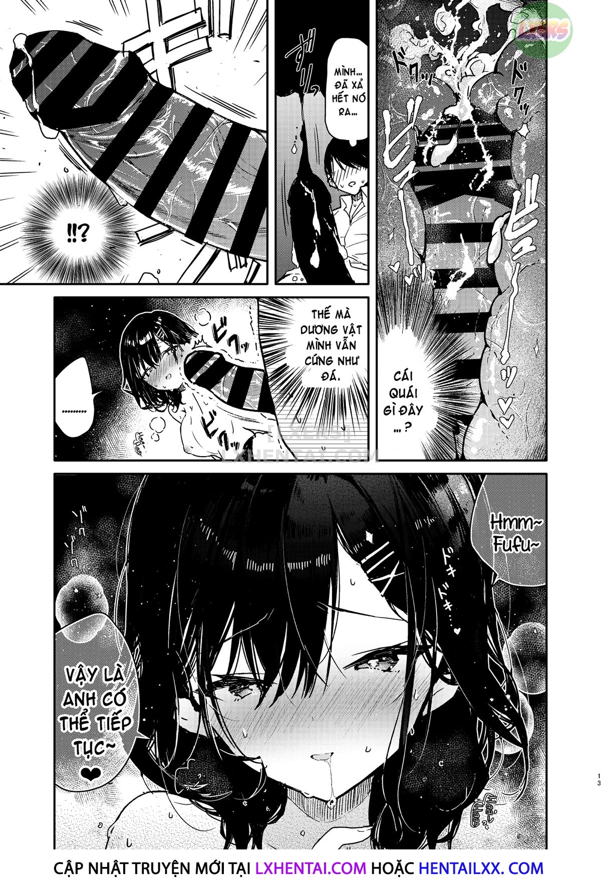 Đọc truyện hentai Seiyoku Tsuyome Na Kanojo To Kinyoku Kaikin Renzoku Shasei Ecchi - Oneshot