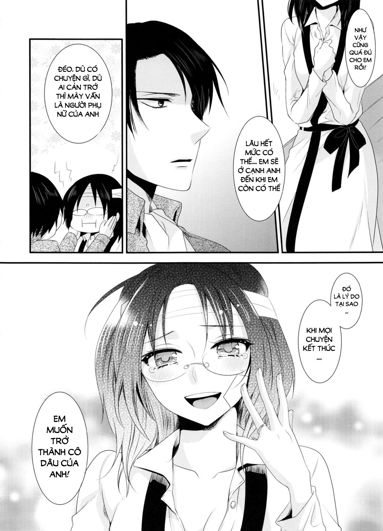 Đọc truyện hentai Kiss me once again (Shingeki no Kyojin) - Chap 5