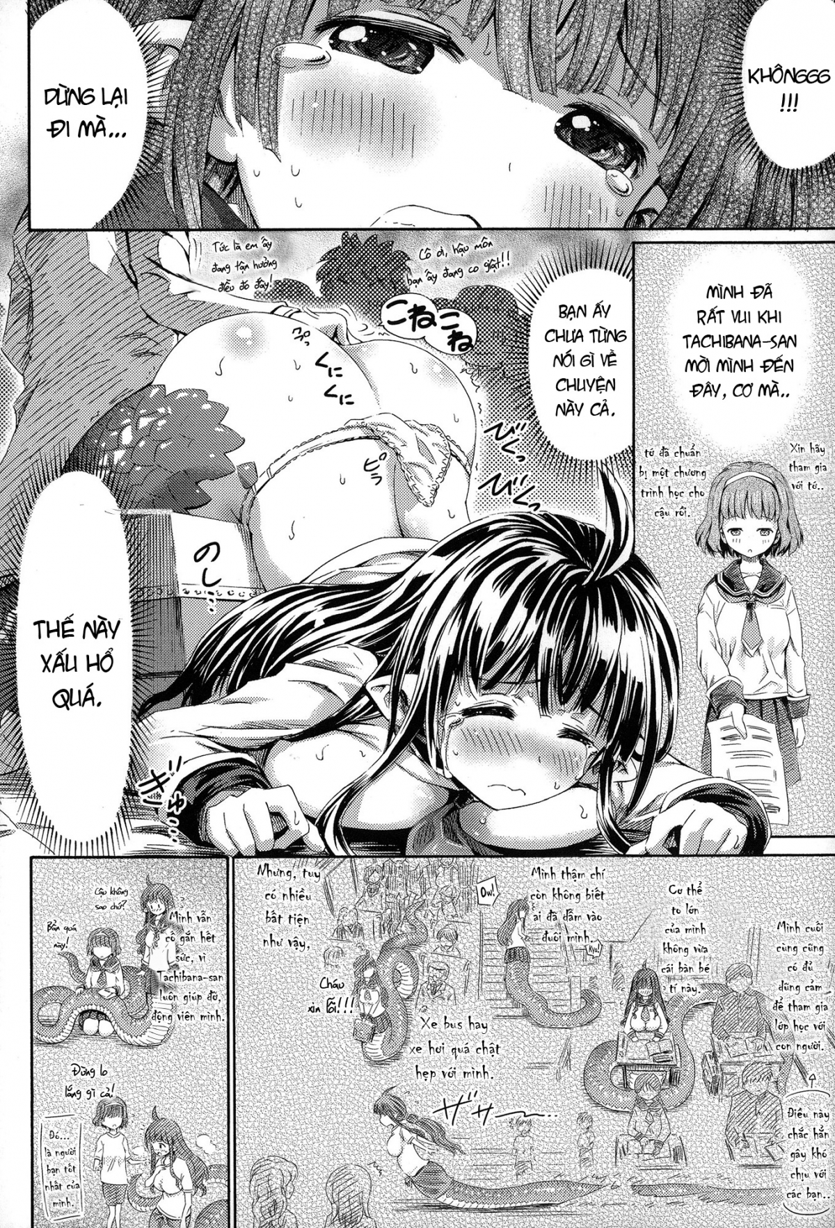 Đọc truyện hentai Cô gái mà tôi yêu là bán nhân - Oneshot