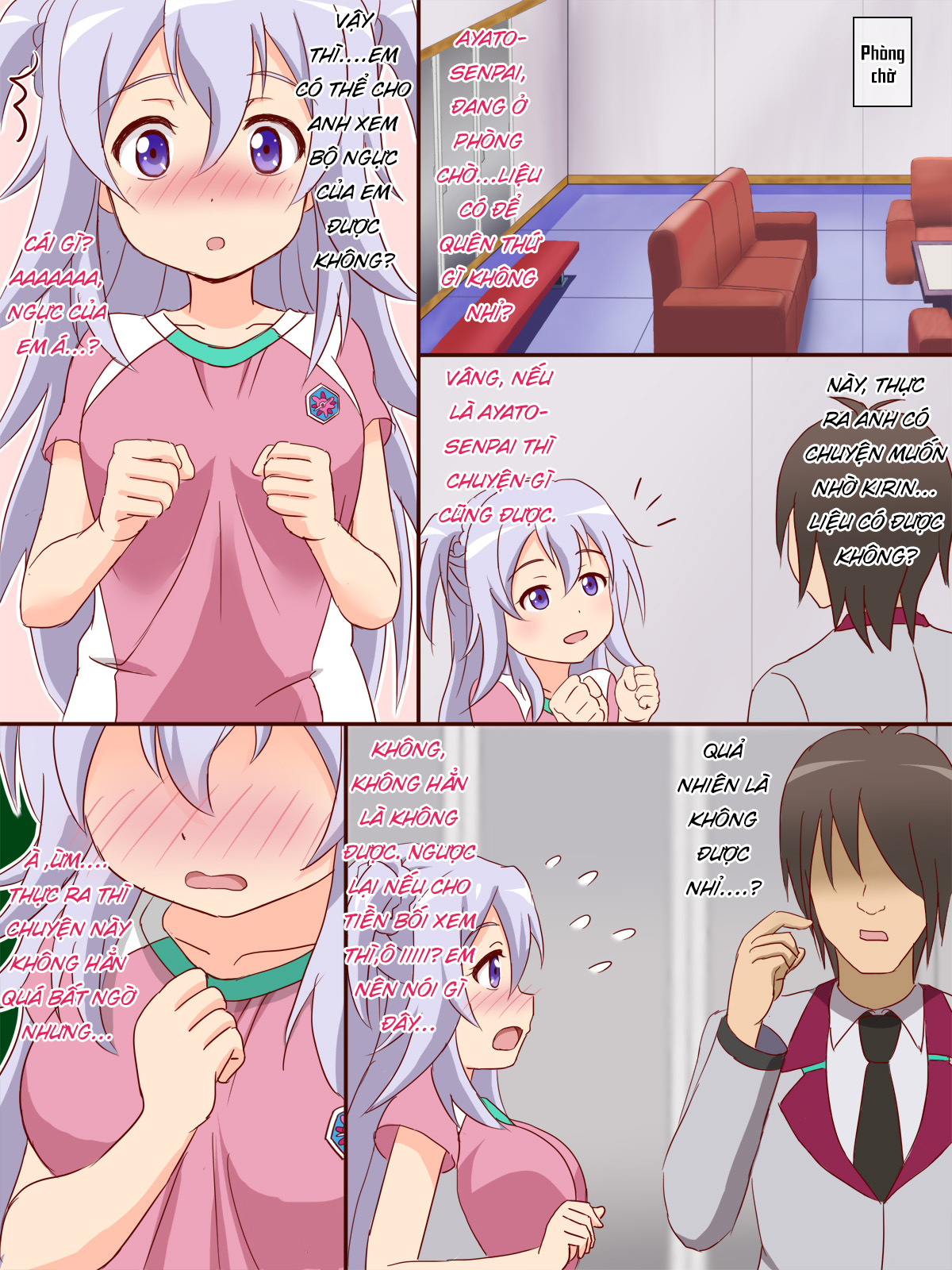 Đọc truyện hentai Bầu ngực cực phẩm của e đang thách thức chú hươu của tôi đó - Oneshot