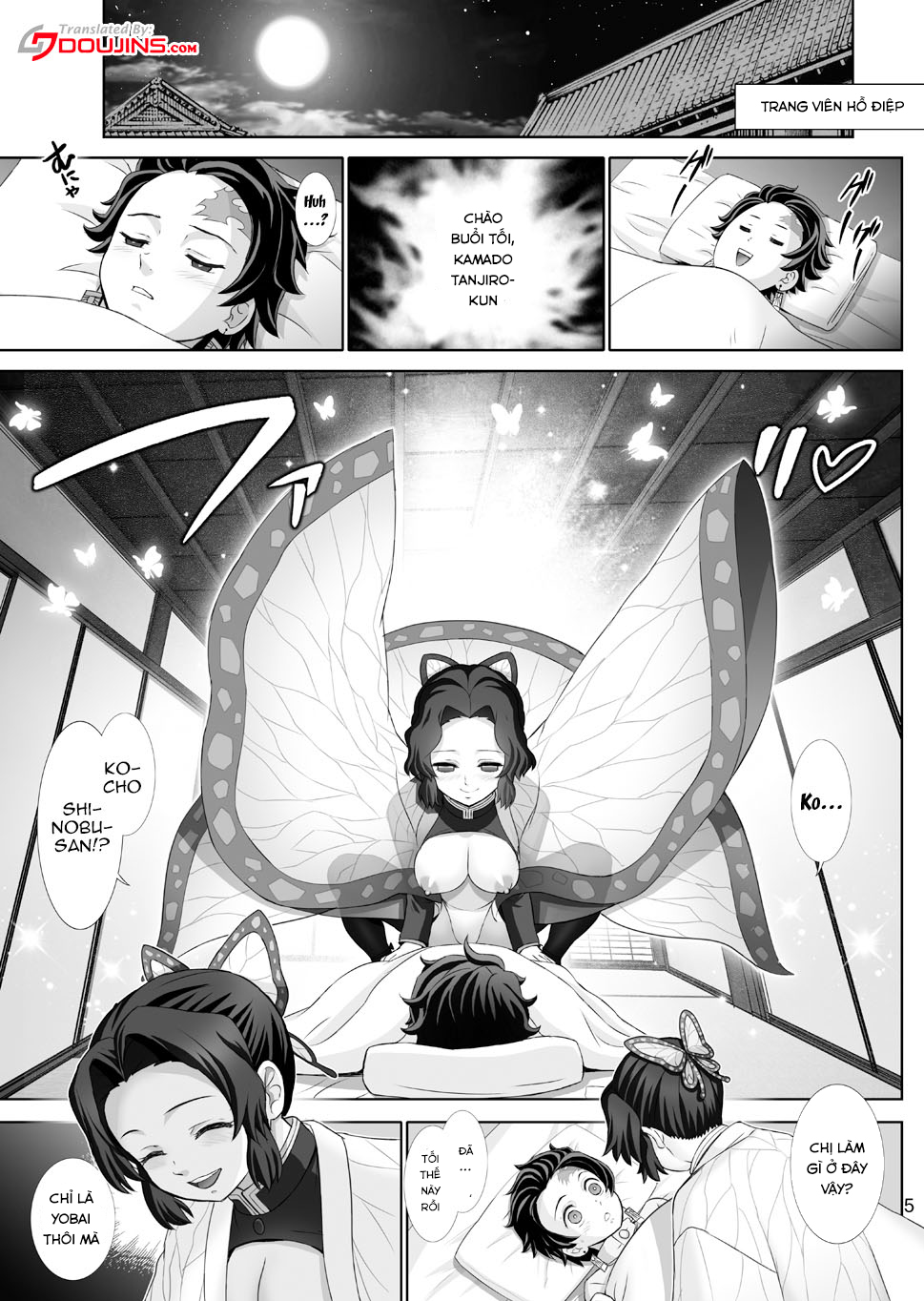 Đọc truyện hentai Kochou no Mai (Kimetsu no Yaiba) - Oneshot