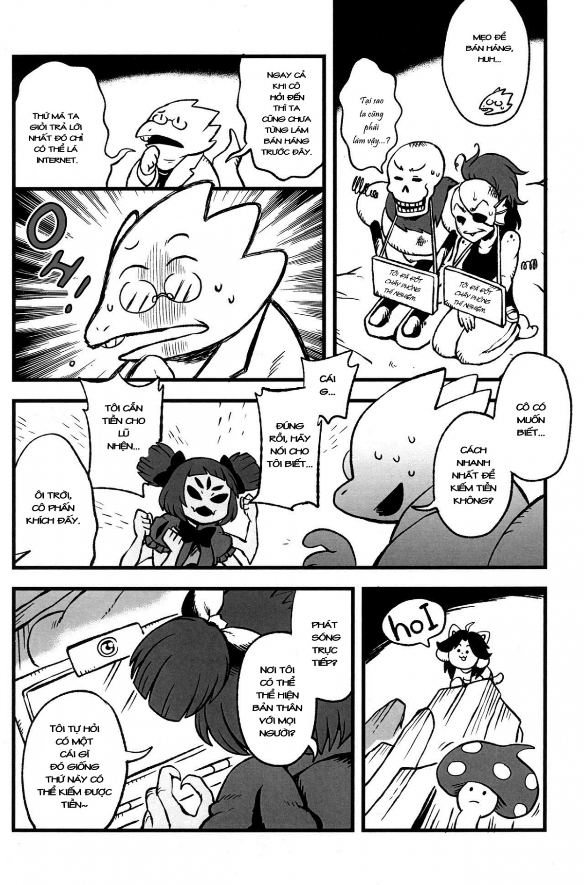 Đọc truyện hentai Midnight Muffet Live (Undertale) - Oneshot