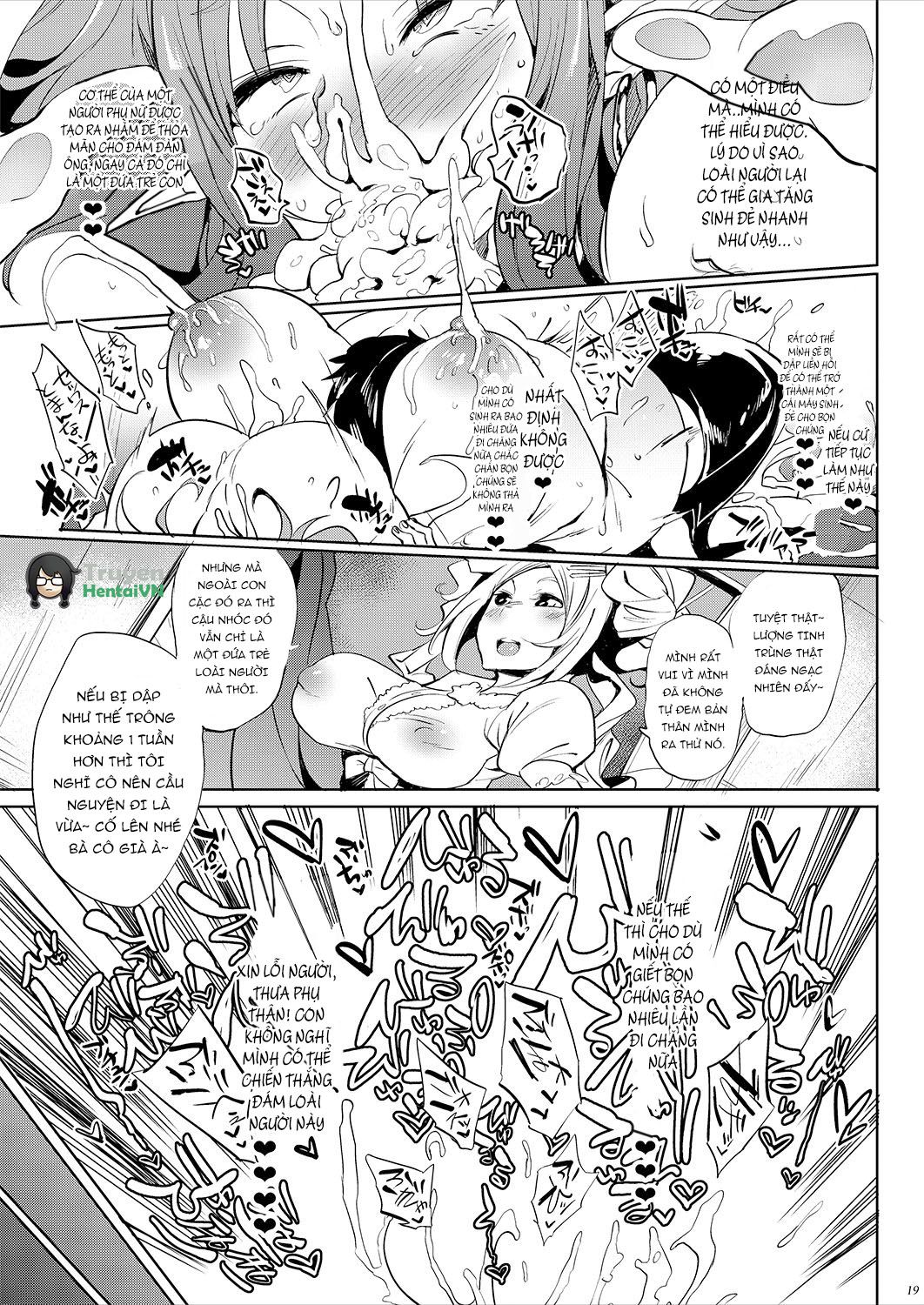 Đọc truyện hentai Sở thích ăn cặc của quái vật 3 đầu - oneshot