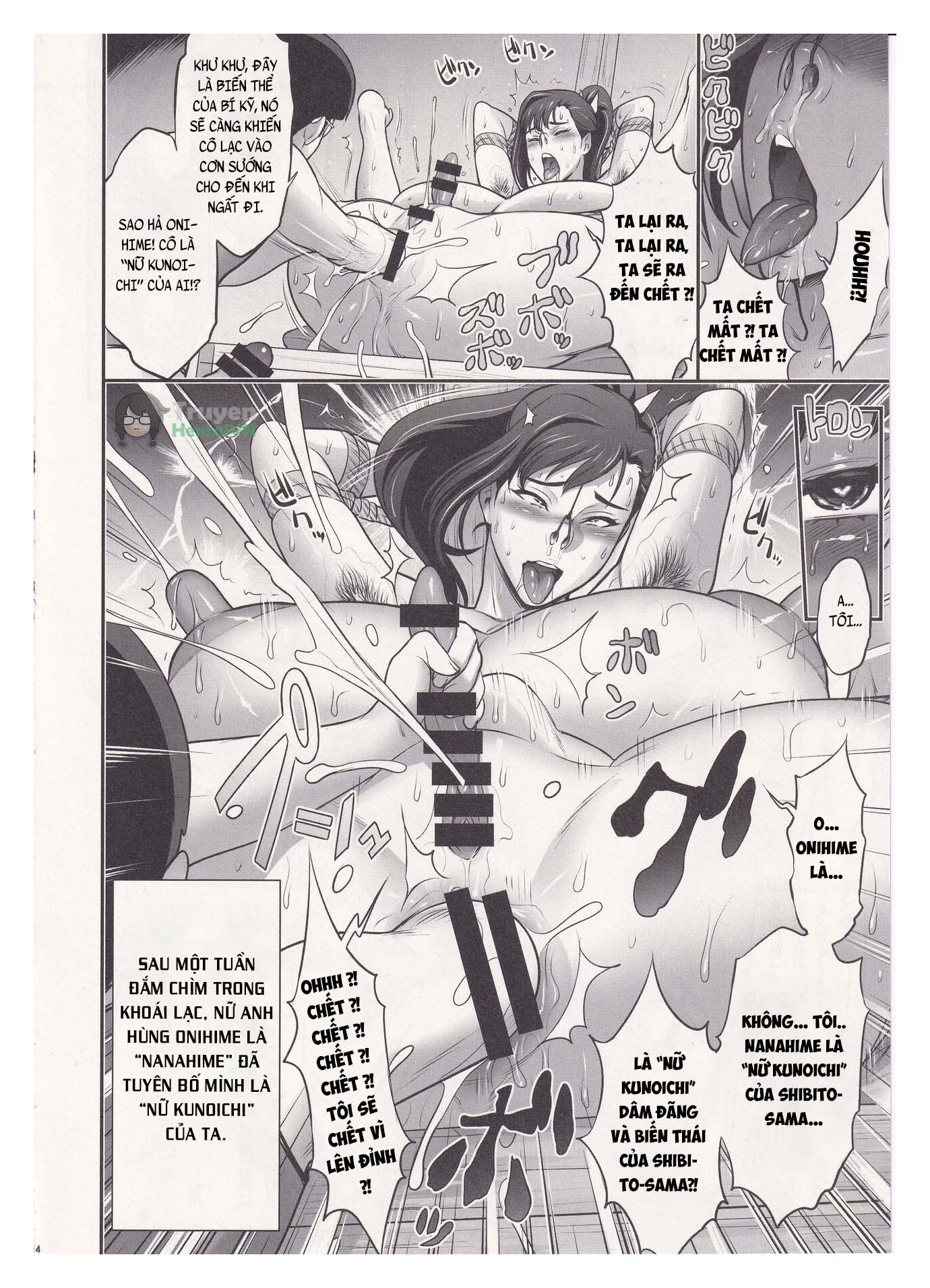 Đọc truyện hentai Câu chuyện hiếp dâm nữ kunoichi giả tưởng của Nhật Bản - Oneshot