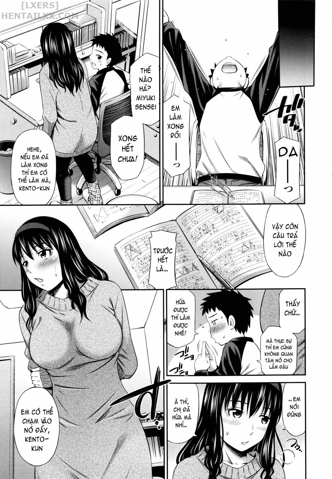 Đọc truyện hentai Hokenshitsu no Sagara Sensei - Chap 6