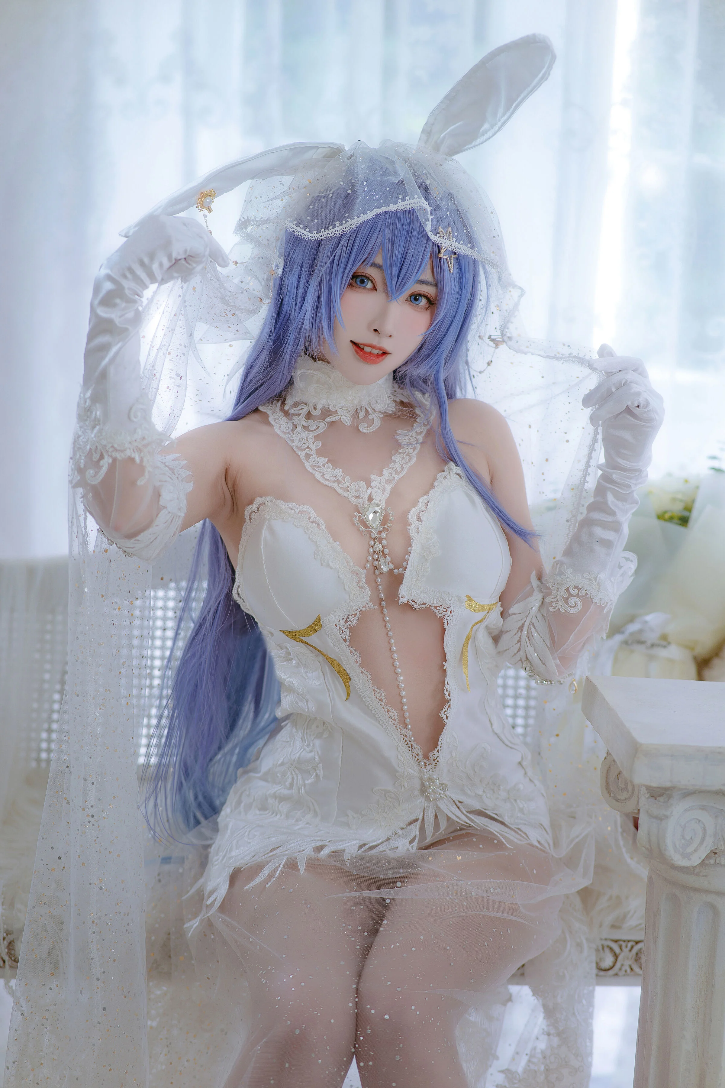 Đọc truyện hentai Tuyển tập Albums siêu phẩm Cosplay - Chap 515 - Sakura Miyamoto Flower Garden Bride