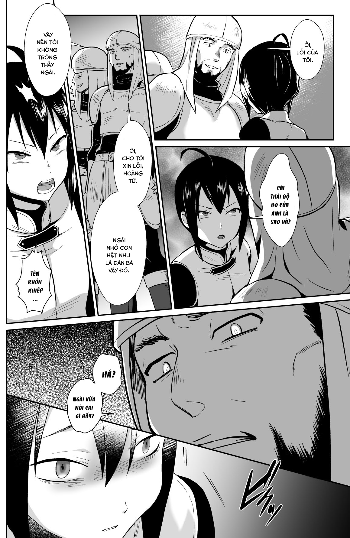 Đọc truyện hentai Kawaisou na Ouji-sama wa Warui Mahou de Oshiro no Mesu Benki ni Sarete Shimaimashita - Chap 2