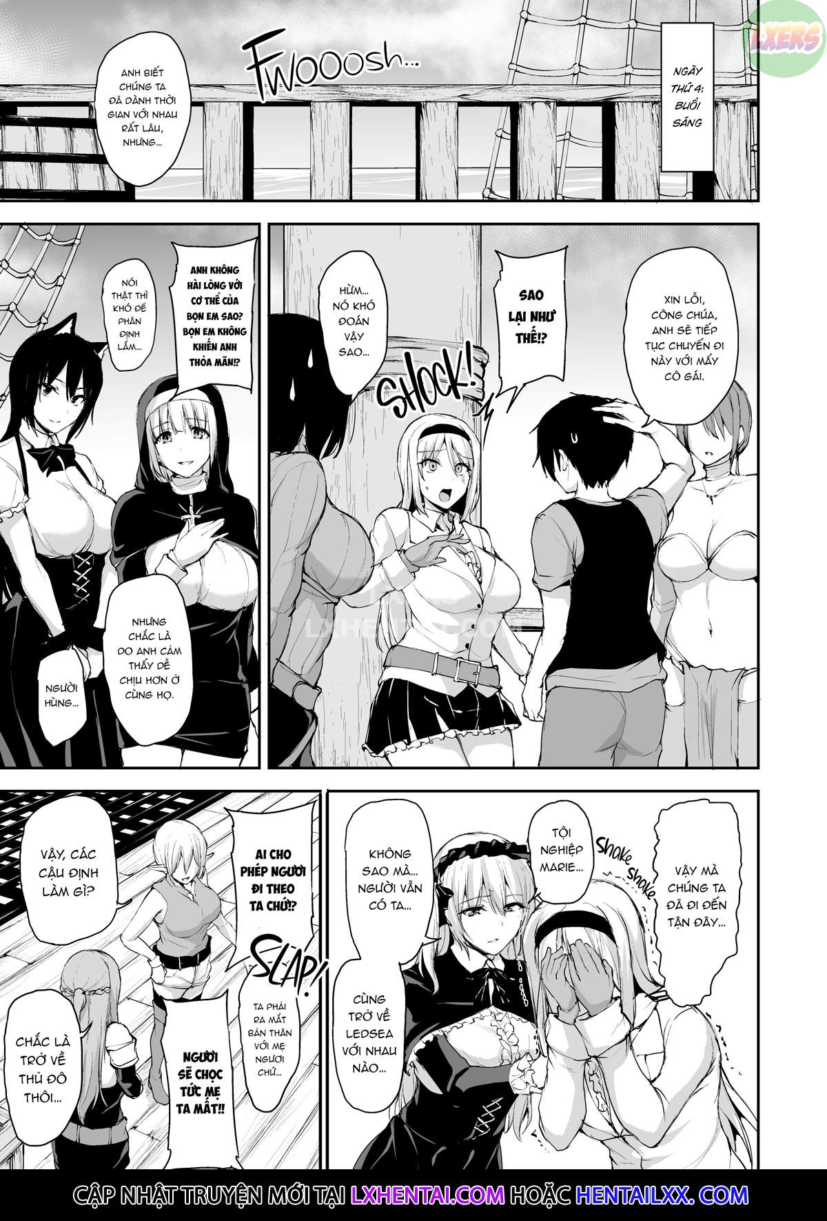 Đọc truyện hentai Tales of a Harem in Another World - Chap 7 - Clash! The Vampire Girl Vs. The Haughty Princess