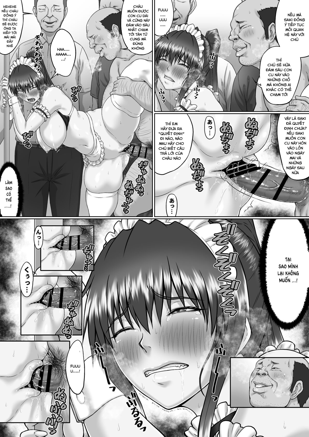 Đọc truyện hentai Nakadashi Oji-San Ni Nerawareta Mesu Wa Nigeru Koto Ga Dekinai ~Senaga Saki Hen - Chap 4