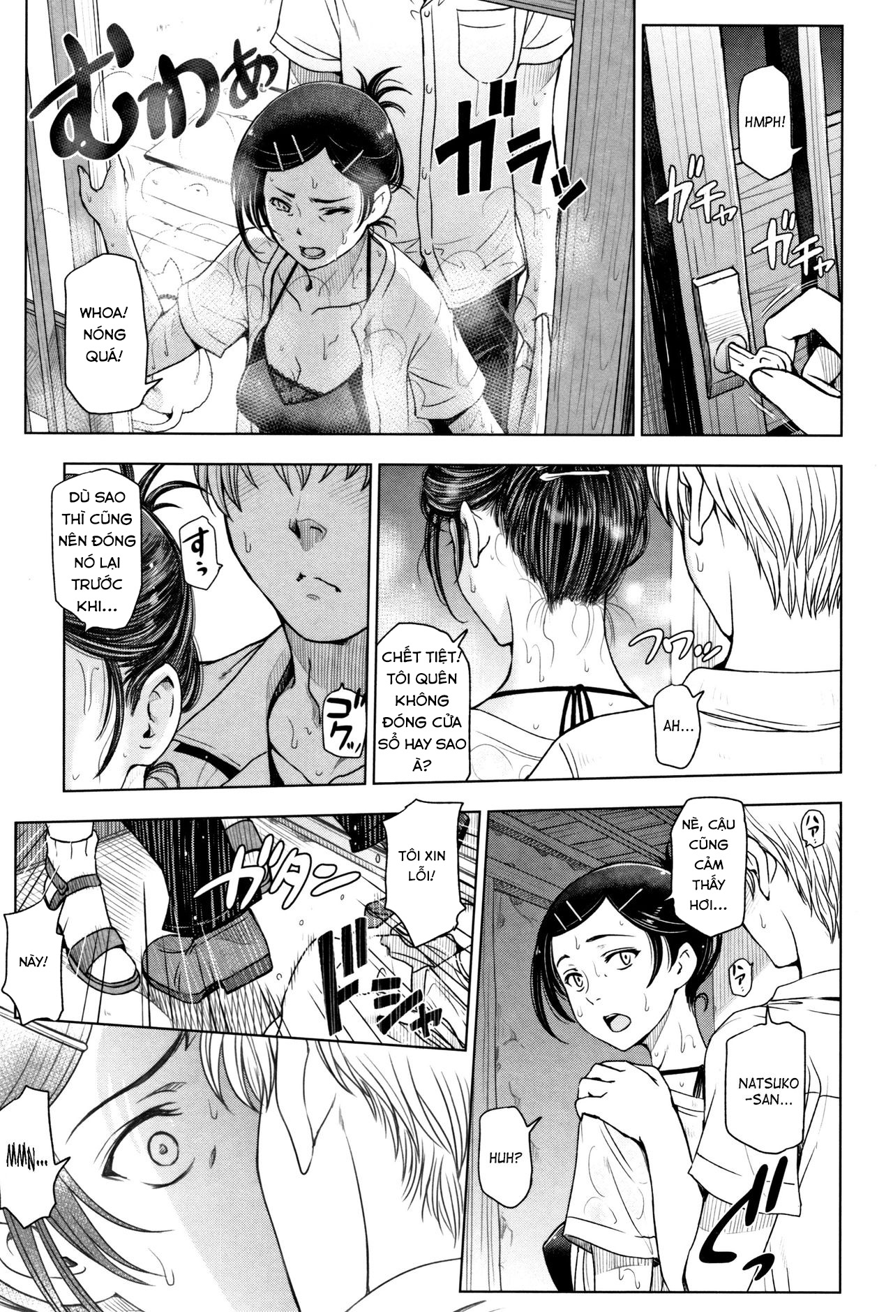 Đọc truyện hentai Natsu-jiru ~Ase ni Mamirete Gucchagucha - Chap 1