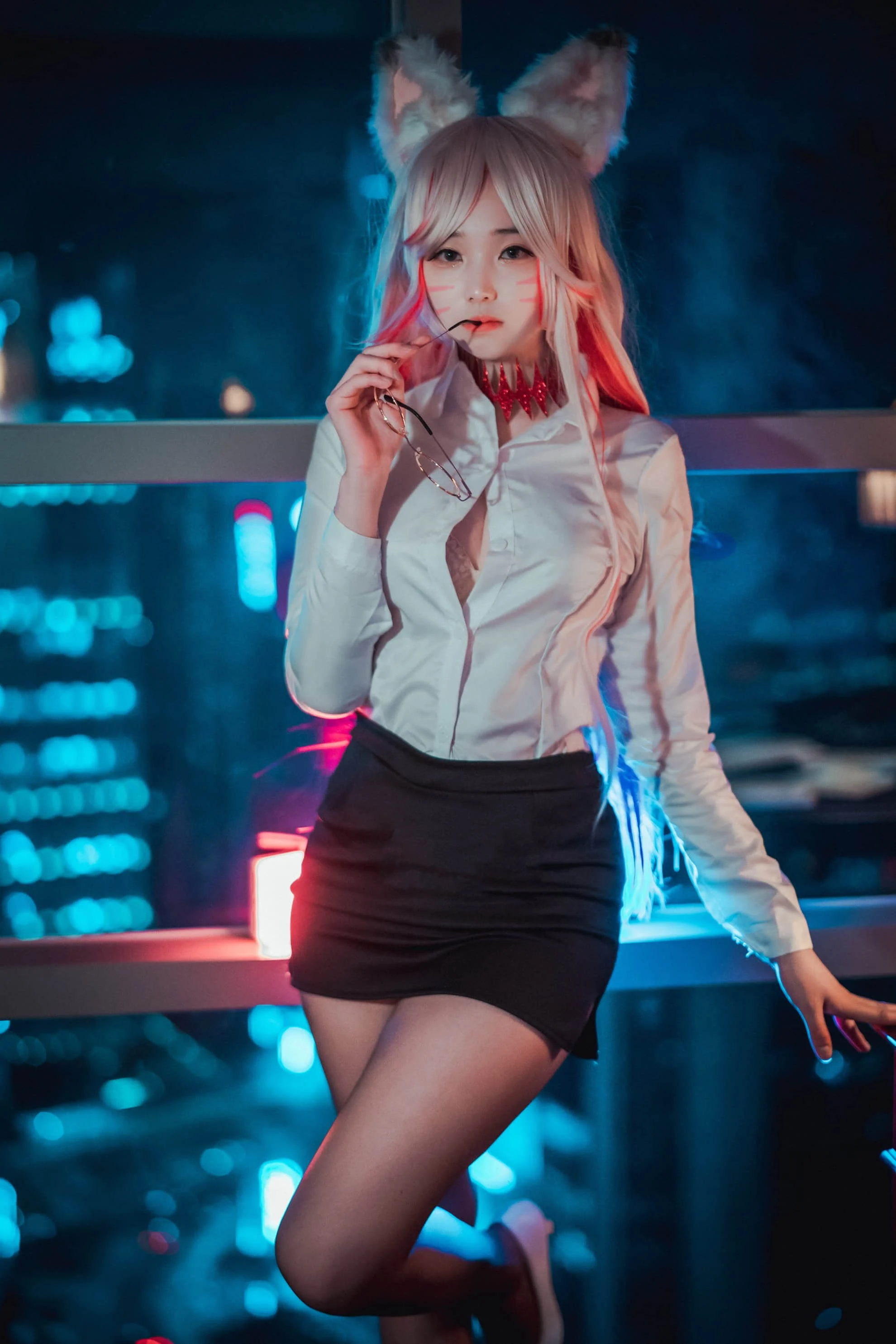 Đọc truyện hentai Tuyển tập Albums siêu phẩm Cosplay - Chap 850 - [DJAWA] Bambi - Kumiho in the Office
