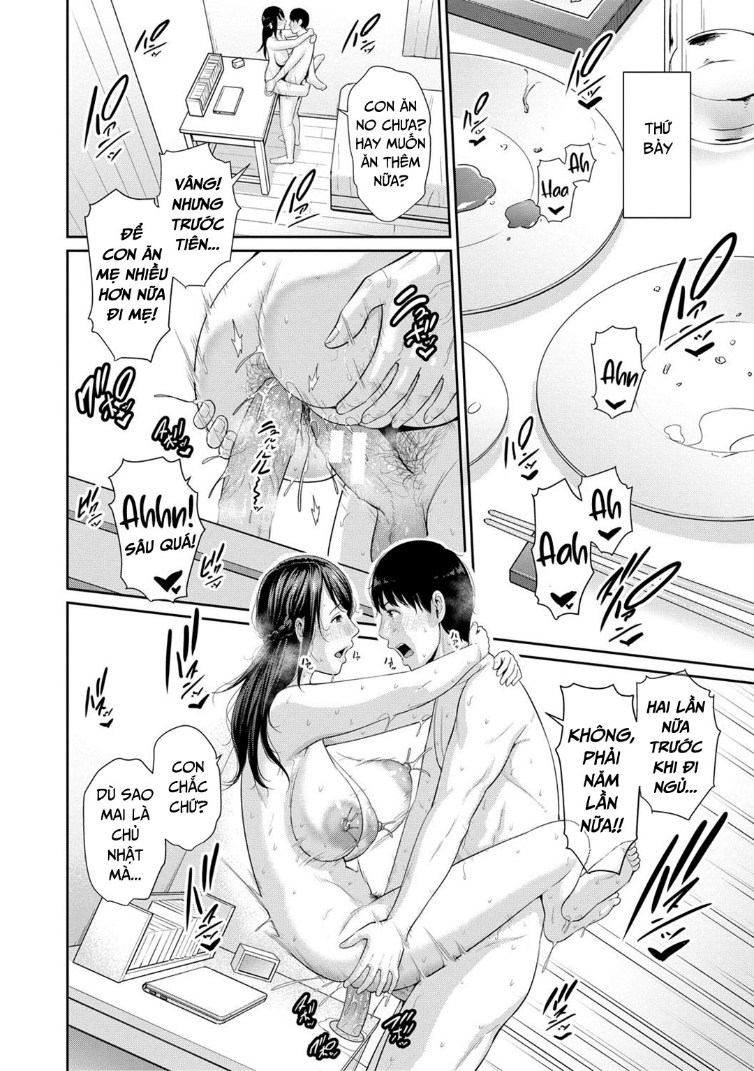Đọc truyện hentai Ba người mẹ cuồng dâm - Chap 8 - END