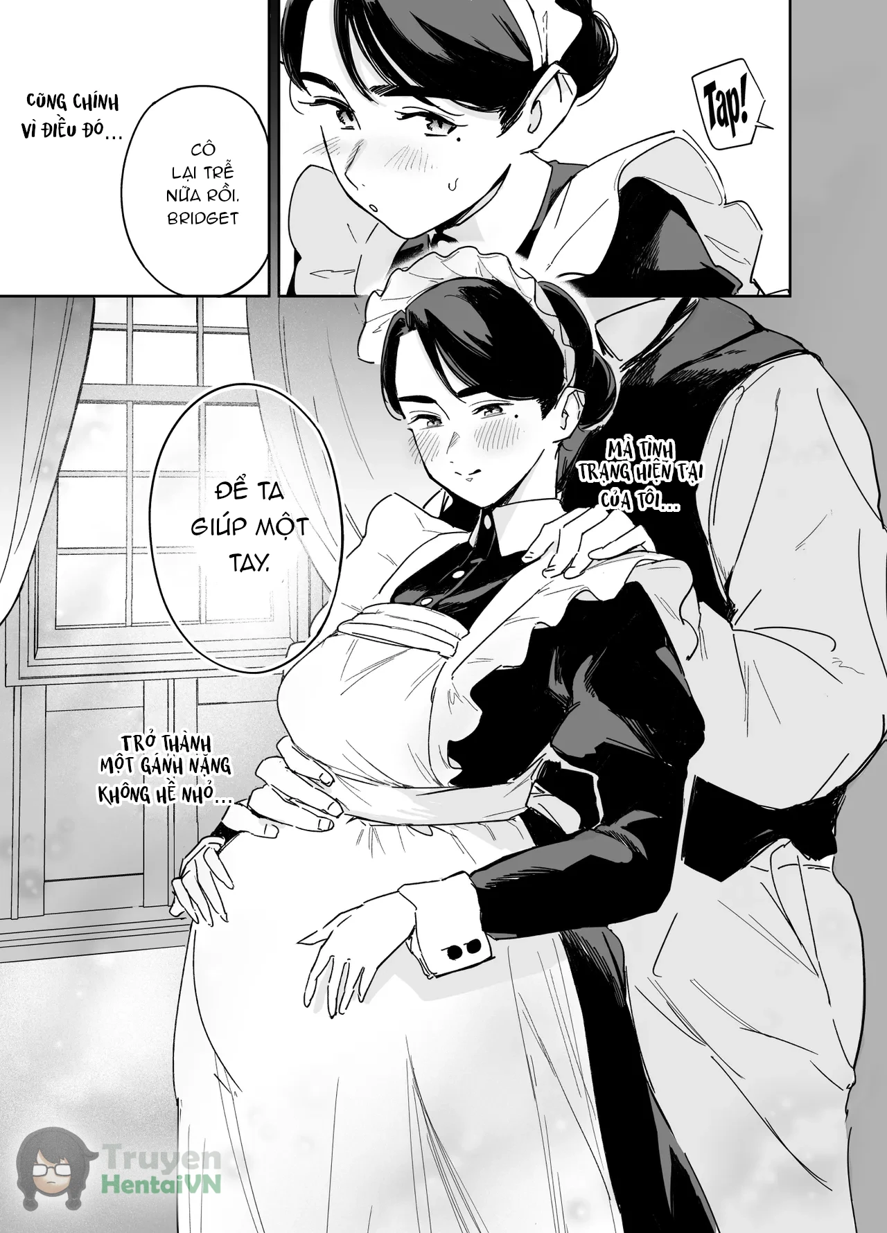 Đọc truyện hentai Wagaya no Housemaid Bridget Sei no Gohoushi ~Danro Souji kara Kozukuri made~ - Oneshot