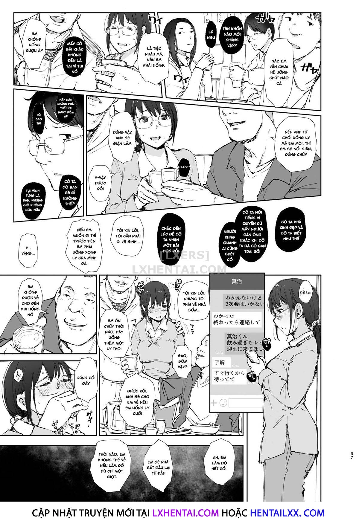Đọc truyện hentai Kimi No Kanojo Yokatta Yo. - Chap 2