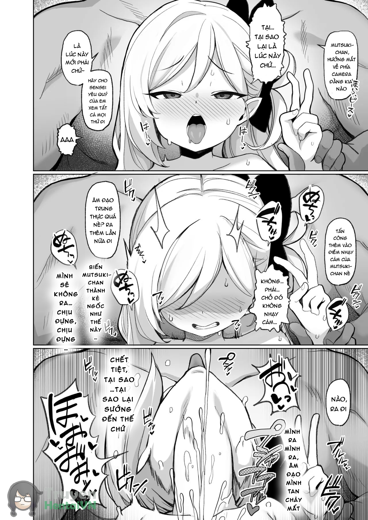 Đọc truyện hentai Netorase Archive (Blue Archive) - Oneshot