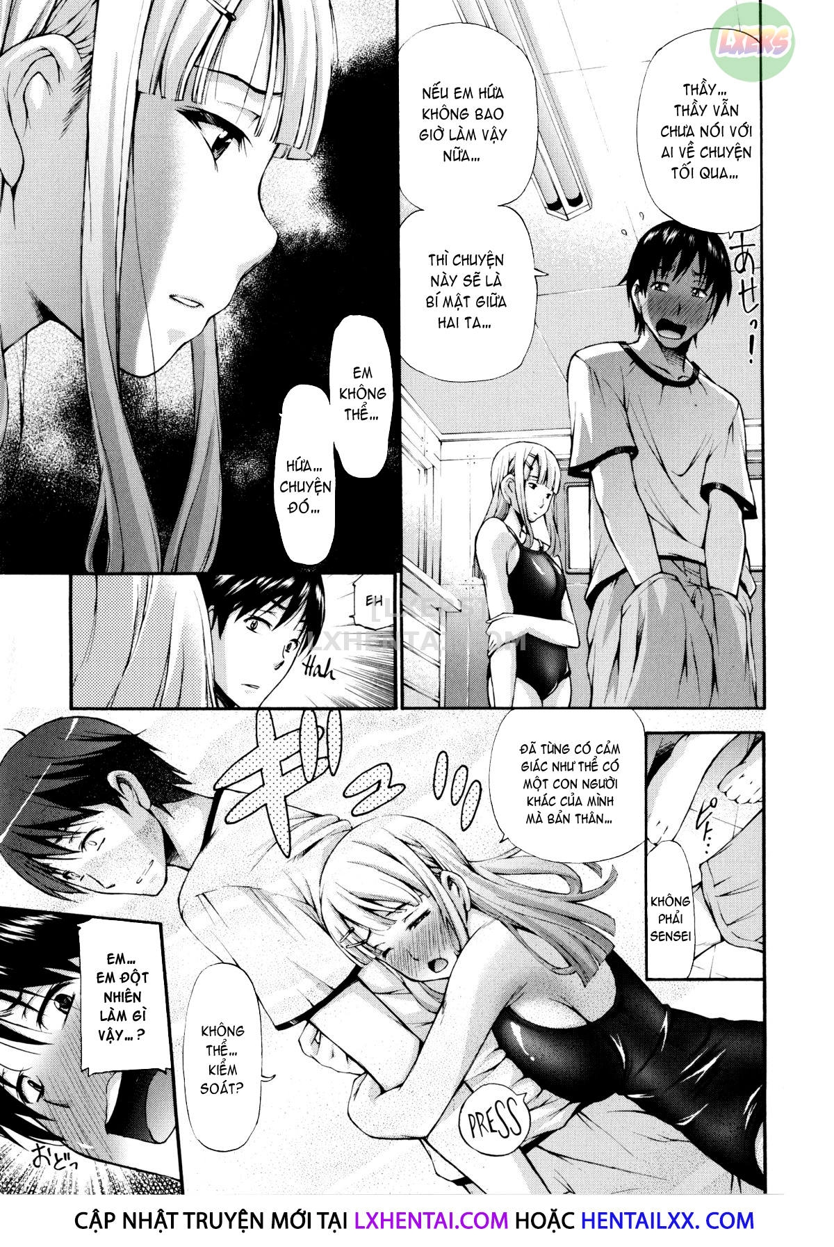 Đọc truyện hentai Houkei Nama Ijiri + Bonus Leaflet - Chap 6 - Bí mật của tôi và thầy