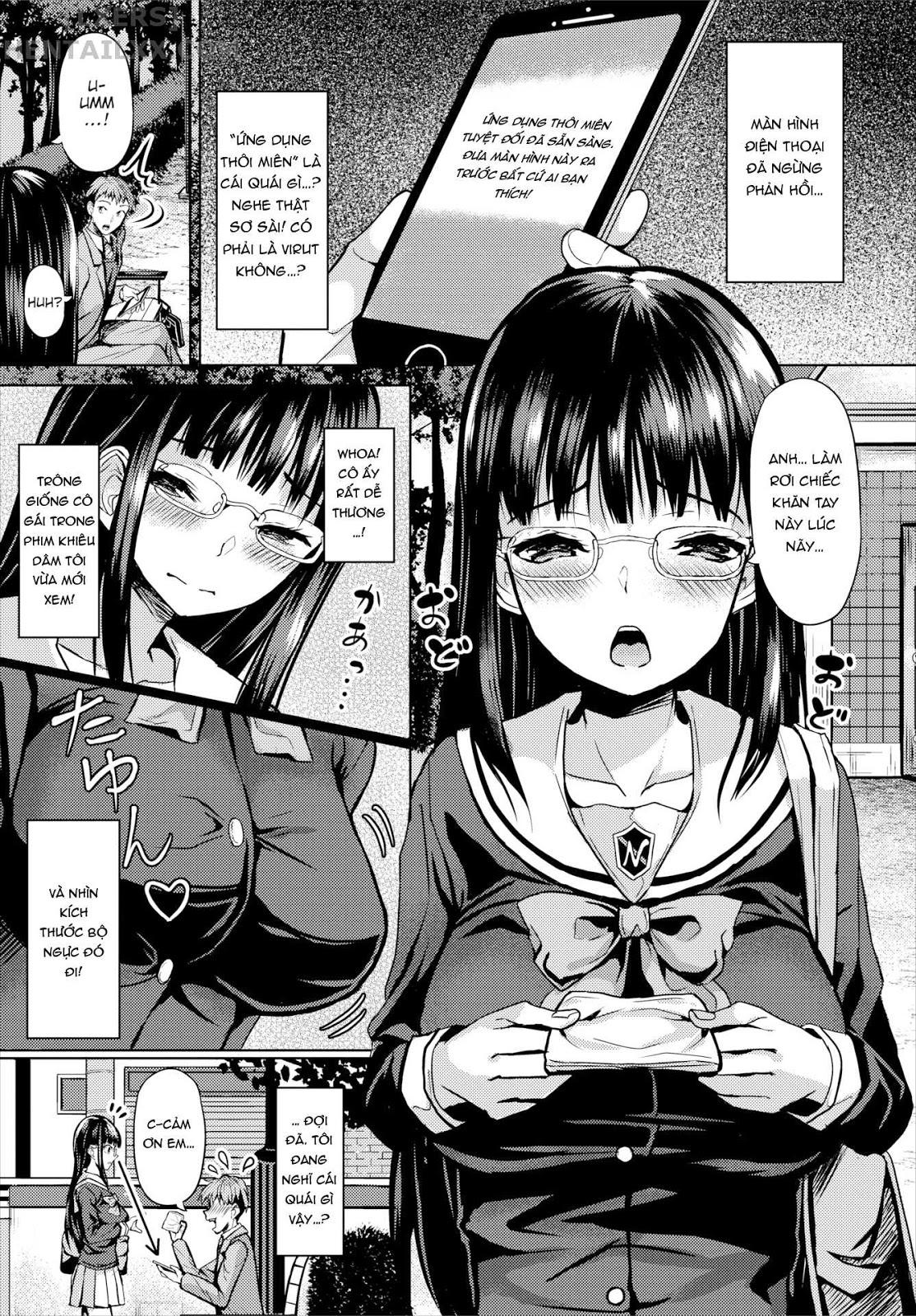 Đọc truyện hentai Ứng dụng thôi miên - Gái ngoan ra không ngừng vì cặc tôi - Chap 1