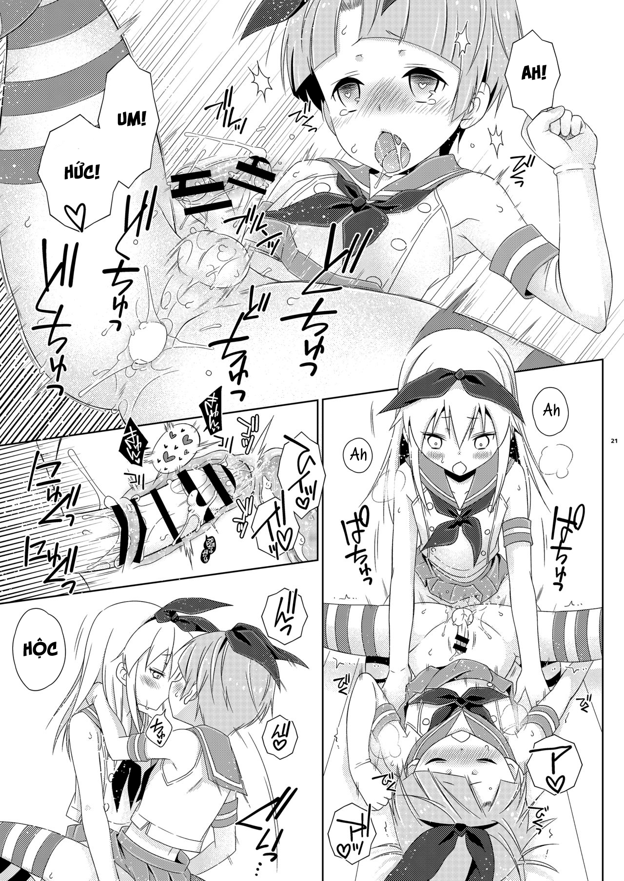 Đọc truyện hentai Josou Ananie o Kazoku ni Mirarete Kyouseishisetsu ni Okurareta Shimakaze-kun Joukan - Oneshot