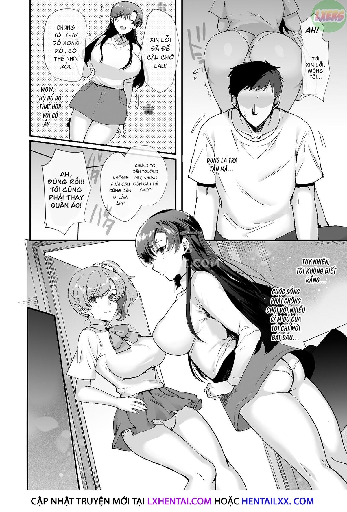 Đọc truyện hentai My Roommates Are Way Too Lewd ~Living In A One-Room Apartment With Two Perverted Sisters~ - Chap 1
