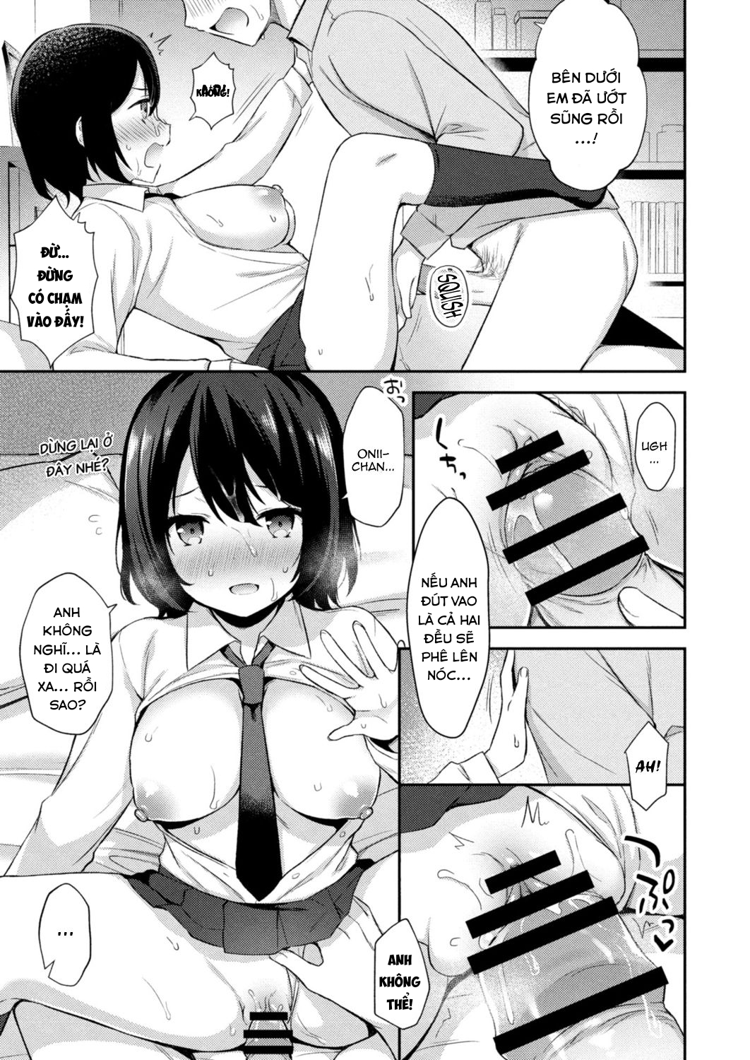 Đọc truyện hentai Sự cám dỗ của em gái #6: Tôi không thể nói không vì ảnh là anh hai! - Oneshot