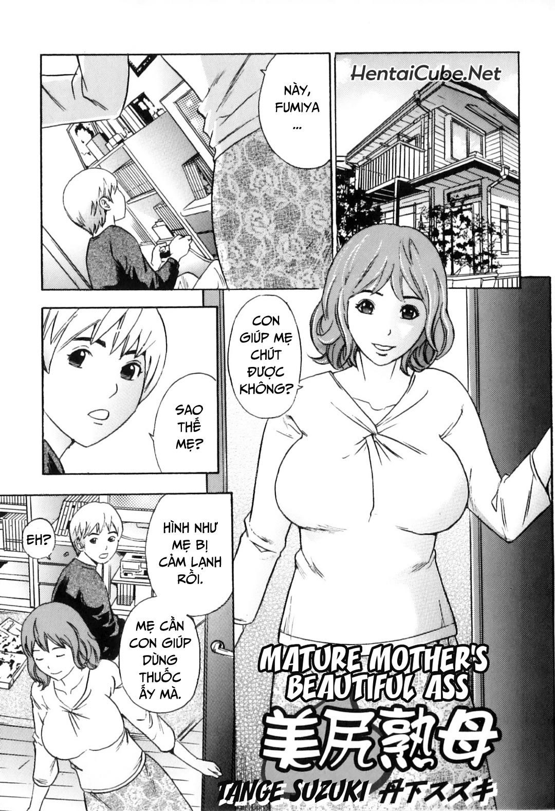 Đọc truyện hentai Khát khao mẹ và con trai - Chap 8 - Bờ mông xinh đẹp của mẹ