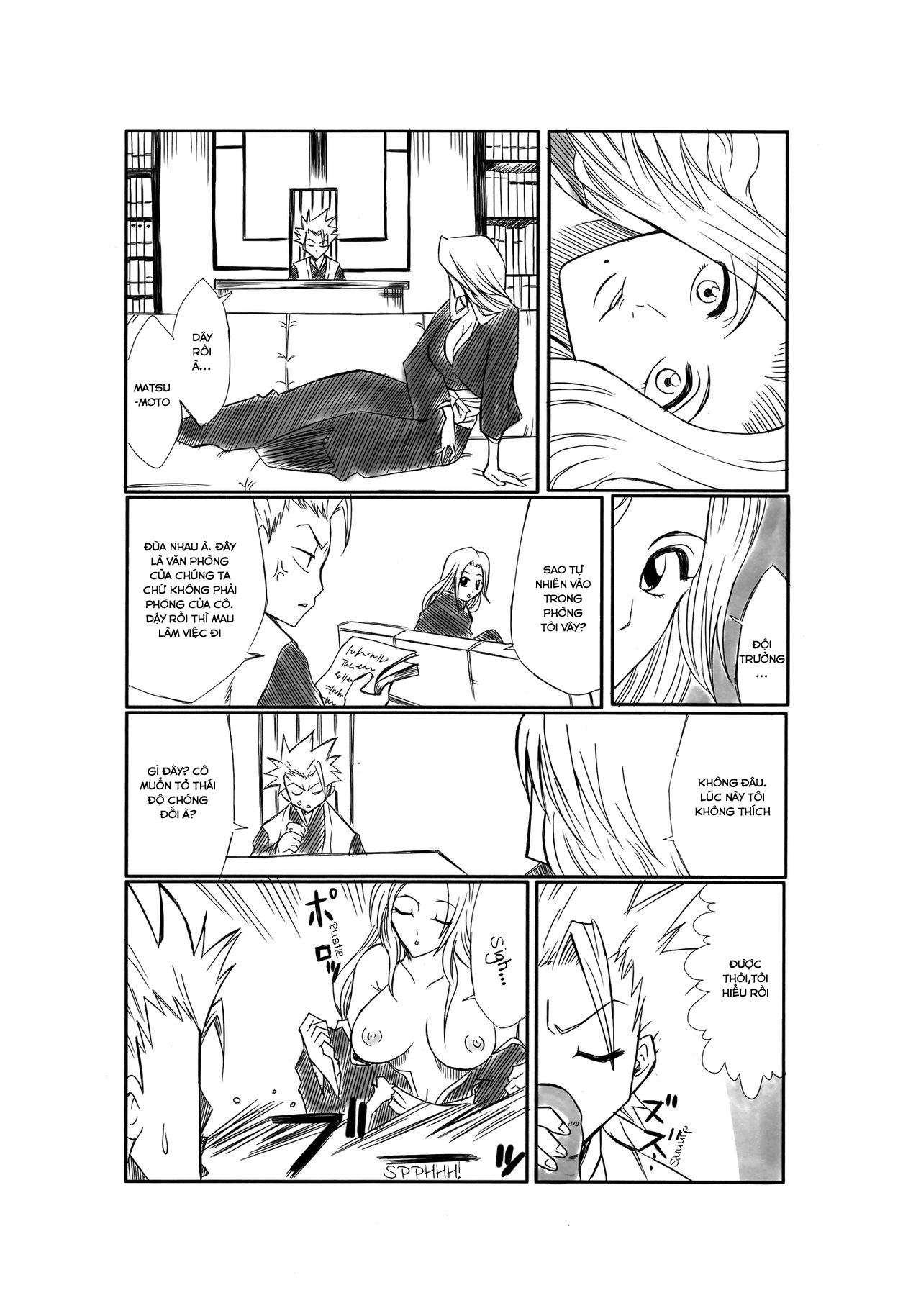 Đọc truyện hentai Kiku (Bleach) - Oneshot