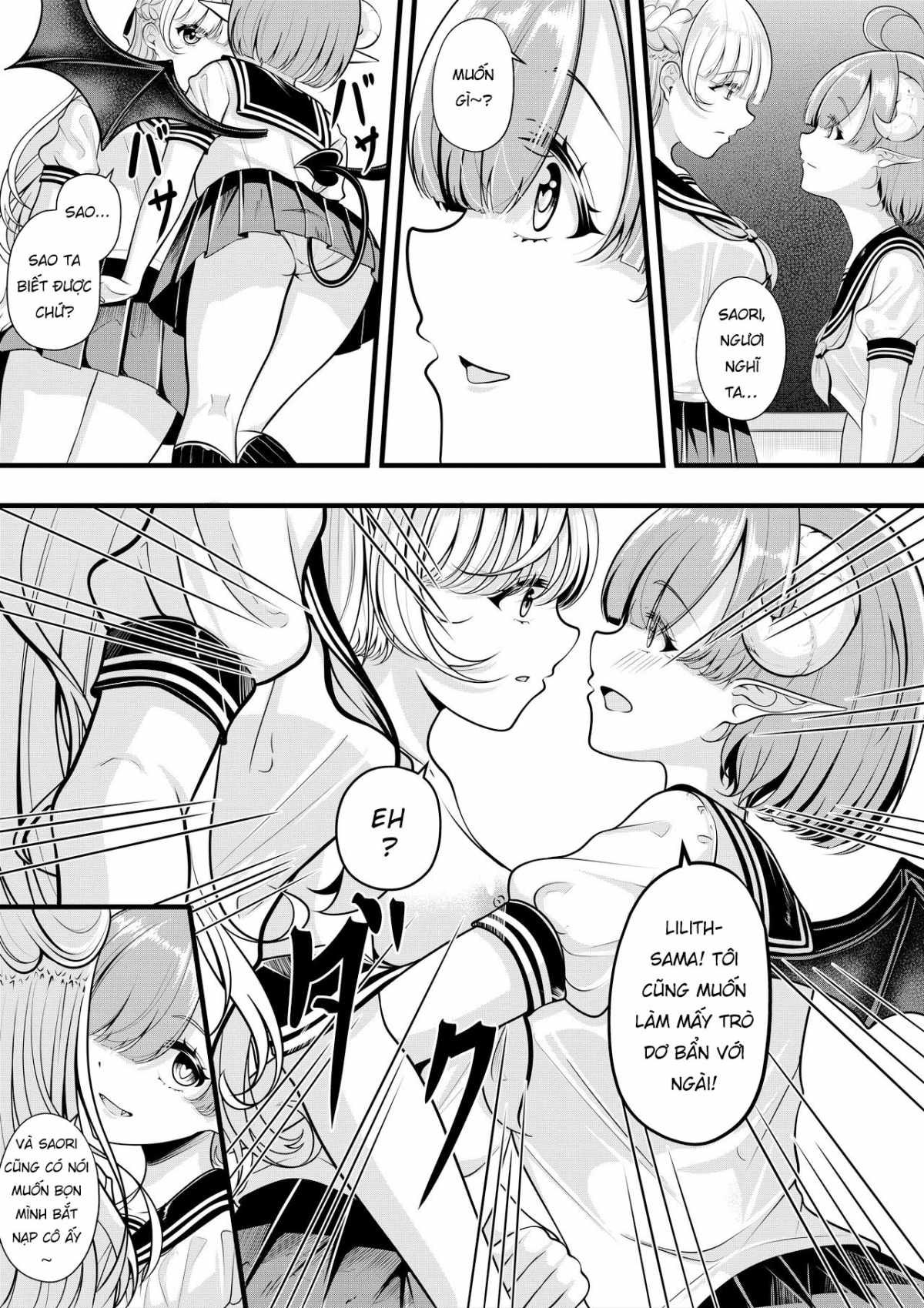 Đọc truyện hentai Lilith's Troubles - Saori's Troubles - Oneshot