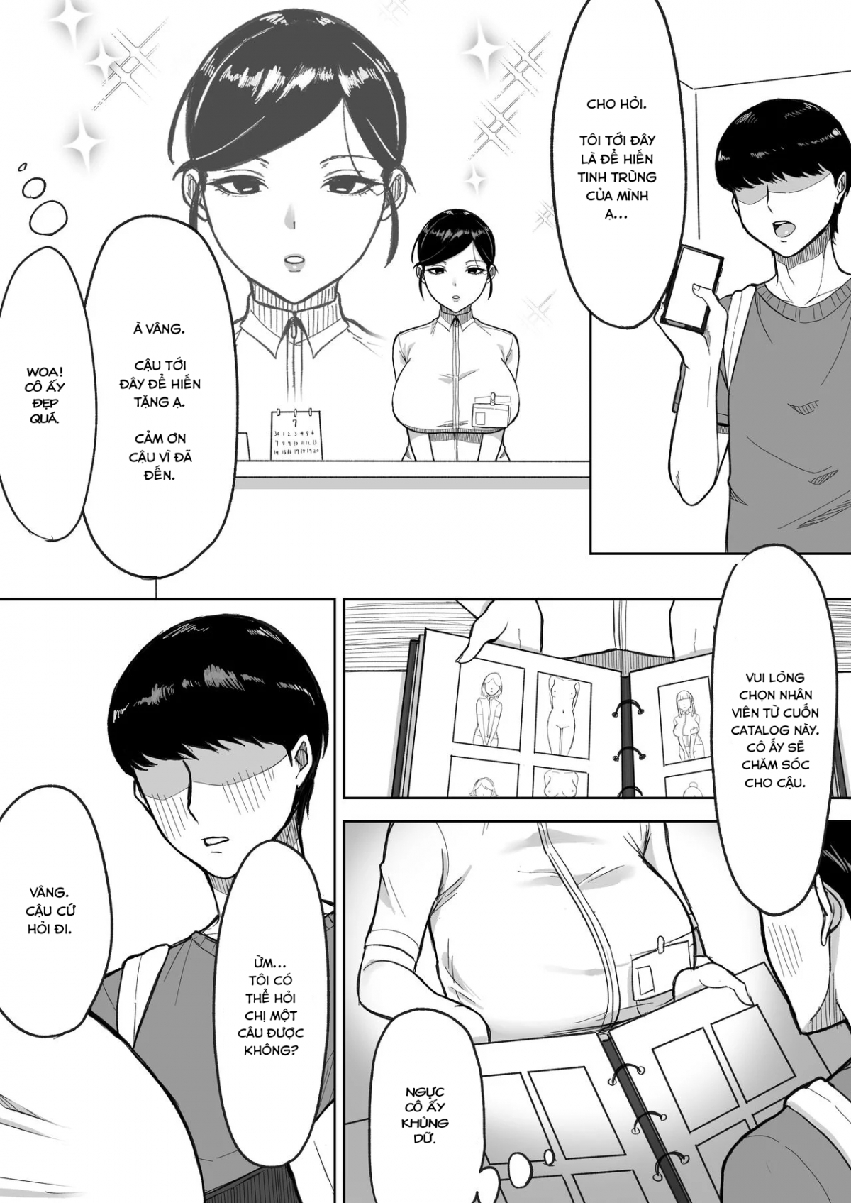 Đọc truyện hentai Trung tâm  hiến tinh - Oneshot